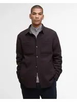 Barbour Barbour Marlow Tailored Dark Oak Wool Blend Overshirt