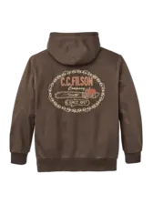 Sweat à capuche brodé homme Filson Prospector 20285681 noir