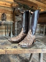 Hewlett & Dunn Hewlett & Dunn Handmade Pirarucu Cowboy Boots 10.5 D