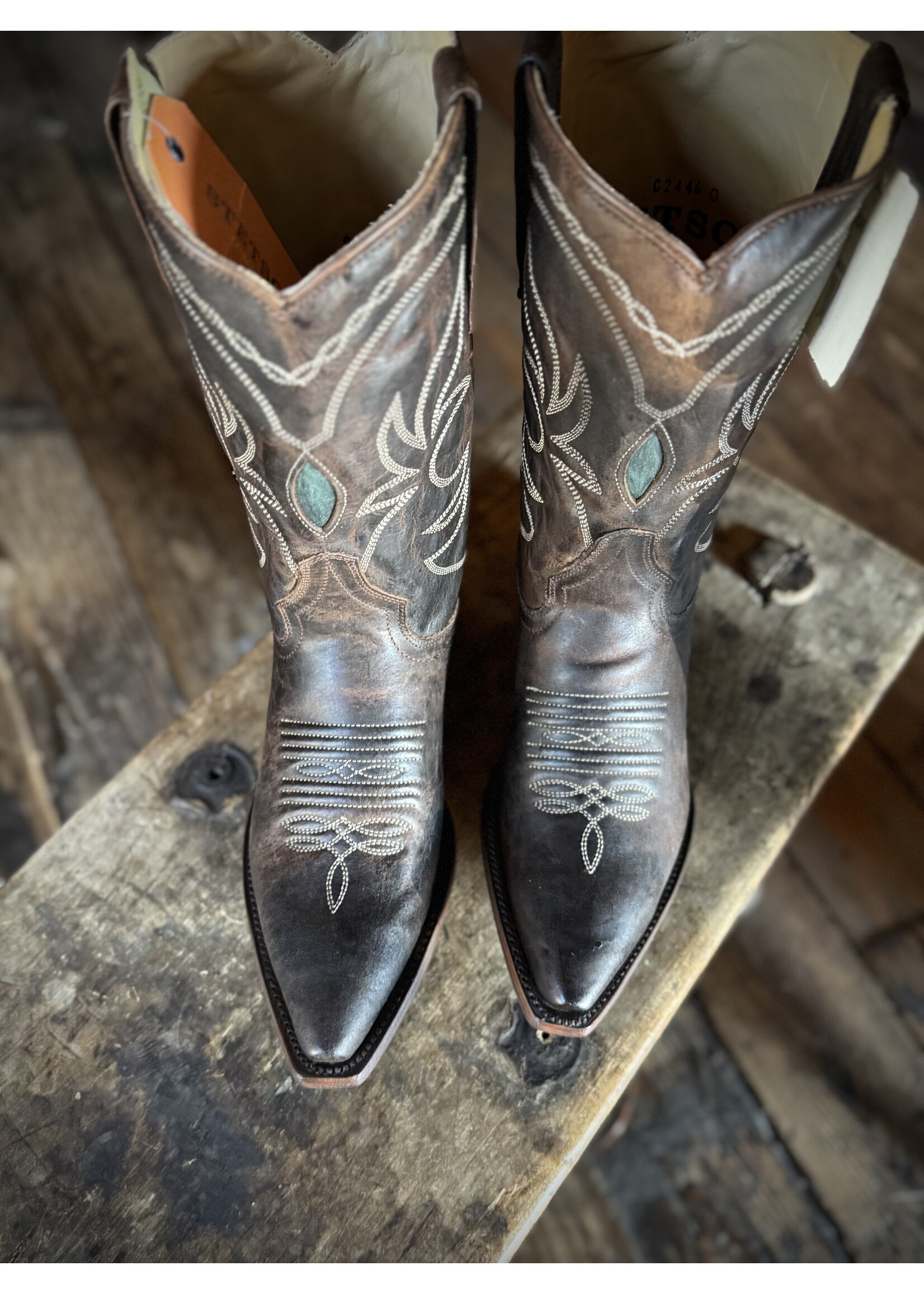 Stetson Stetson No. 12-021-6110-0336 Women's Brown Iris Boots