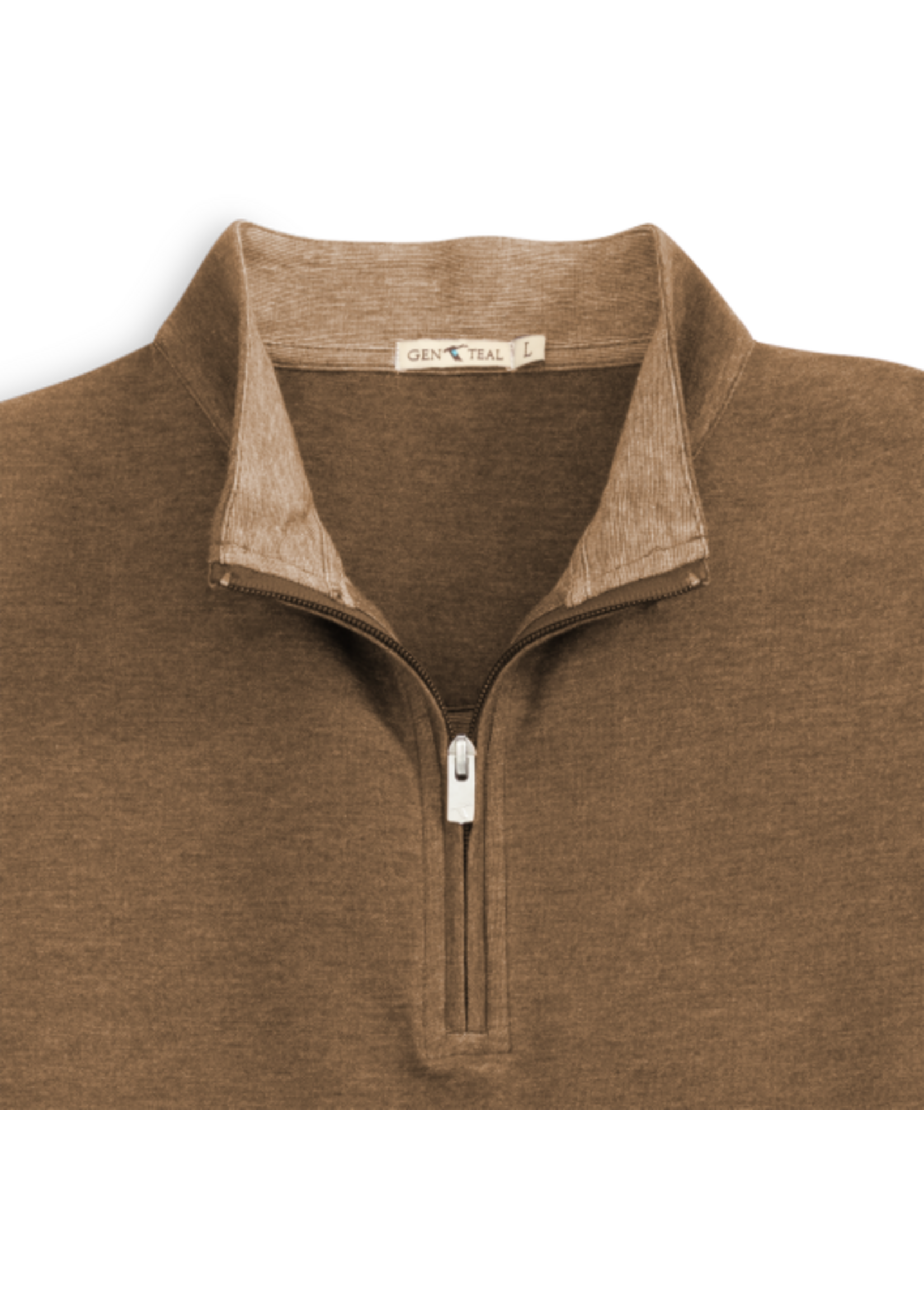 GenTeal Apparel Genteal No. 4037070 Cigar Cotton Quarter-Zip