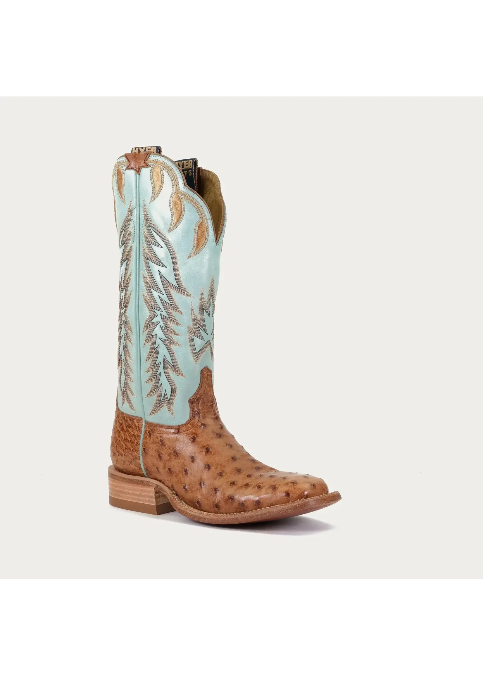Hyer Hyer Womens Harper Brandy FQ Ostrich HW41008