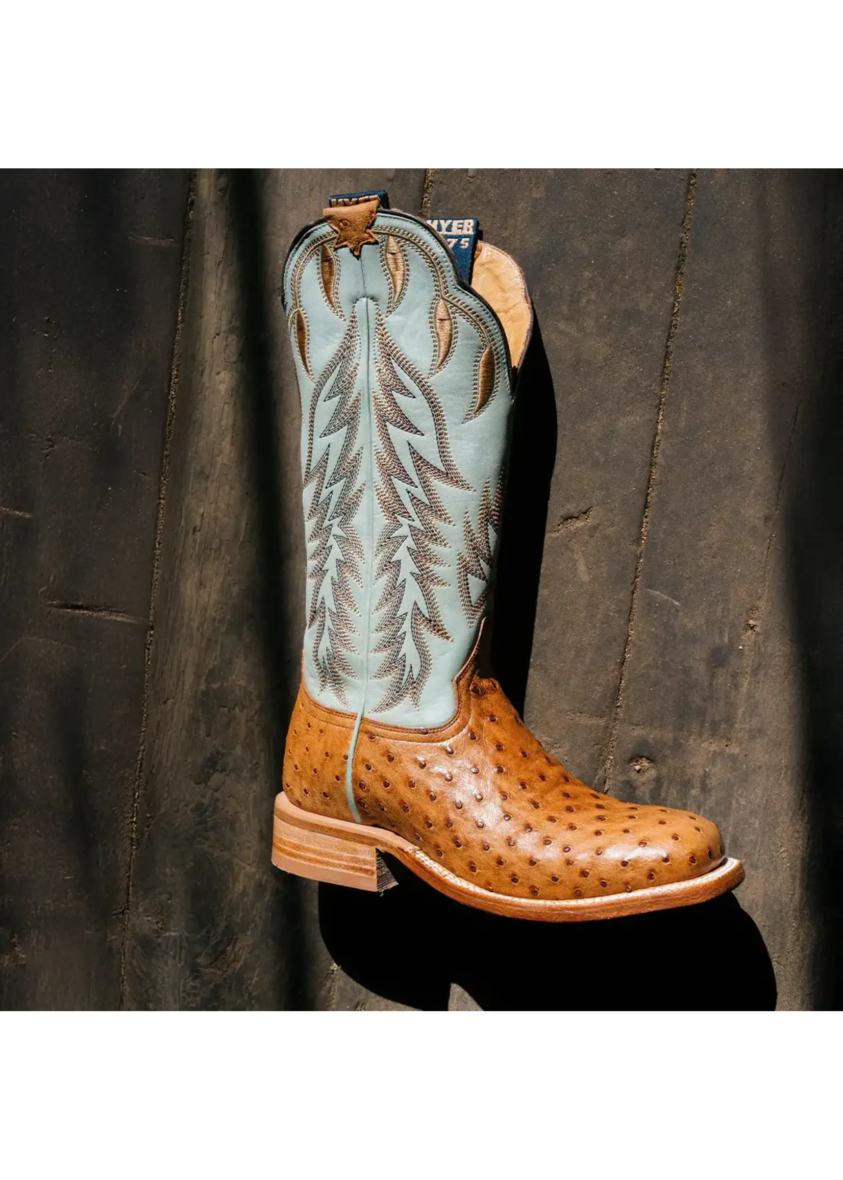 Hyer Hyer Womens Harper Brandy FQ Ostrich HW41008
