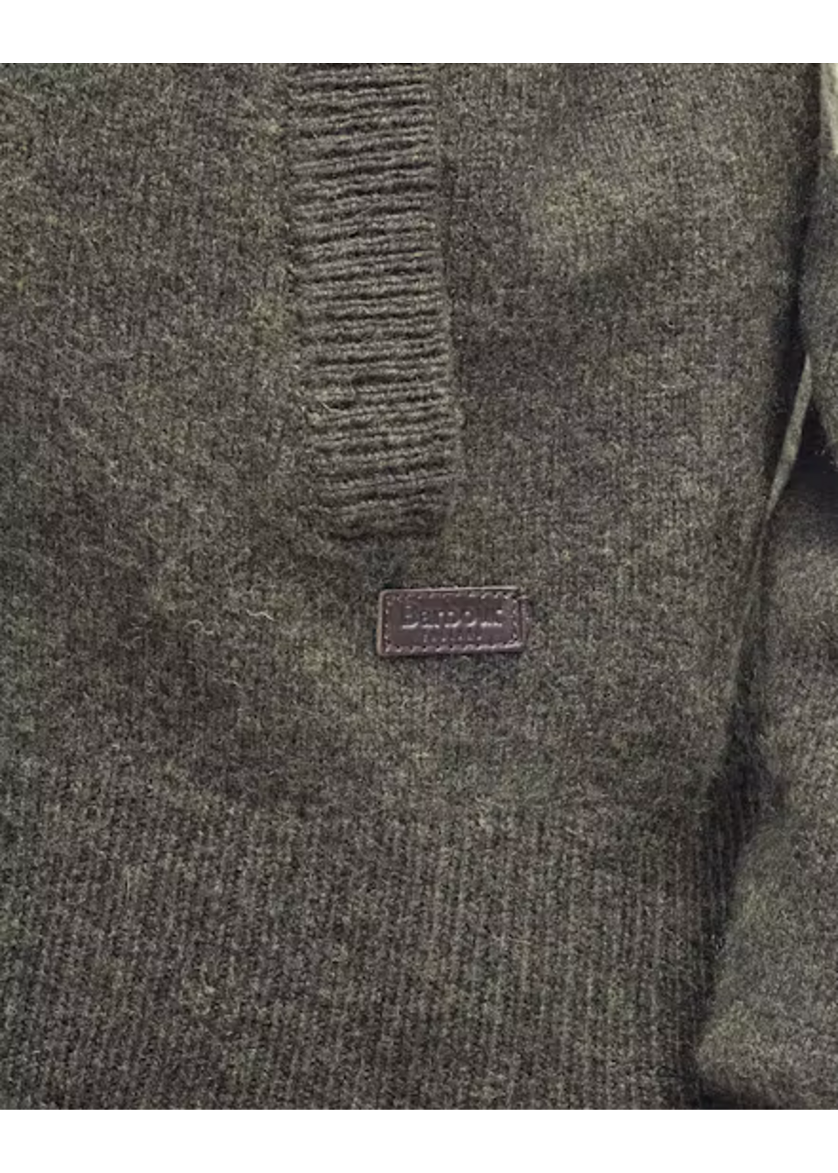 Barbour Barbour Essential Patch Zip Through Knitted Jumper