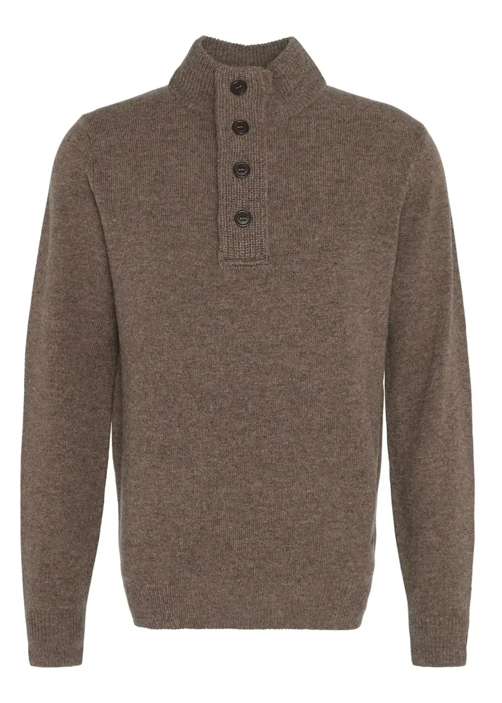 Barbour Barbour Essential Elbow Patch Half Zip Sweater