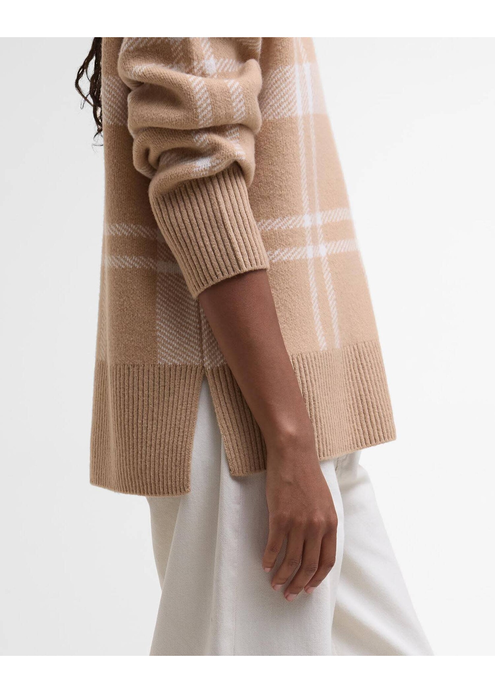 Barbour Barbour Harriet Knitted Pale Camel Jumper Sweater