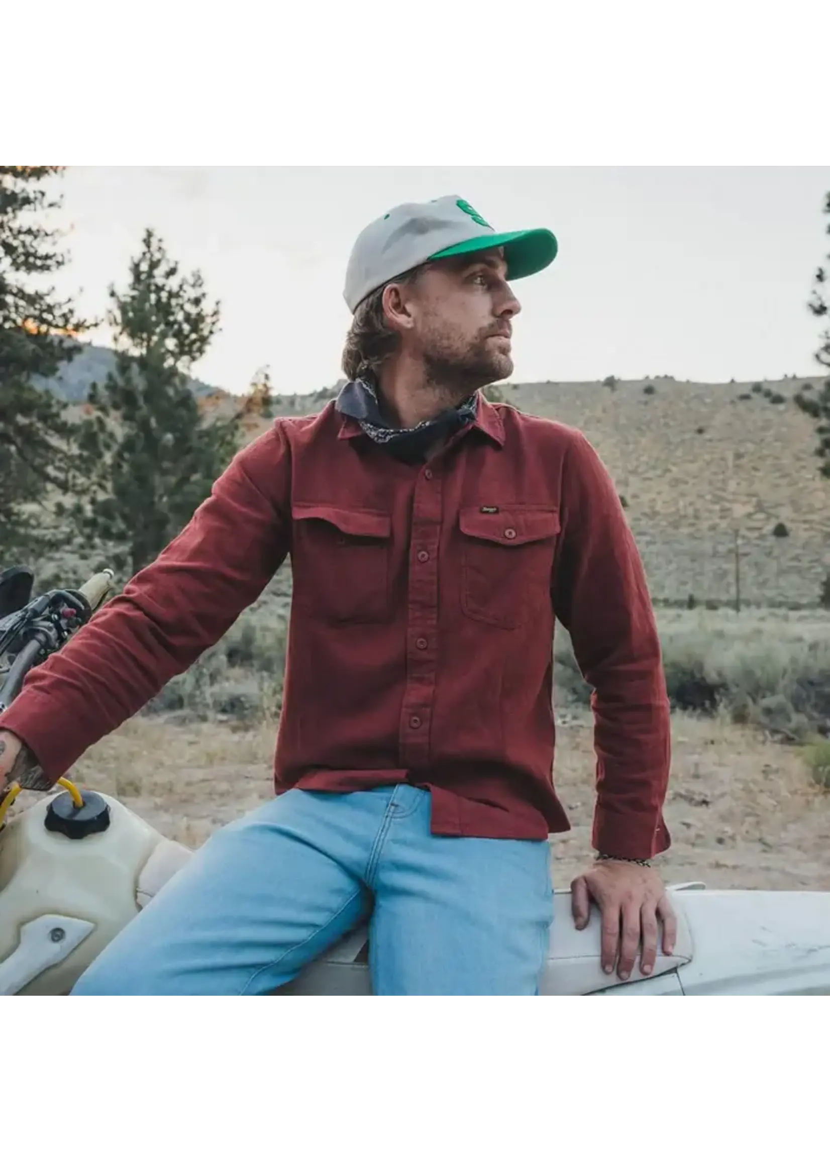 Seager Seager Calico Flannel Button Down