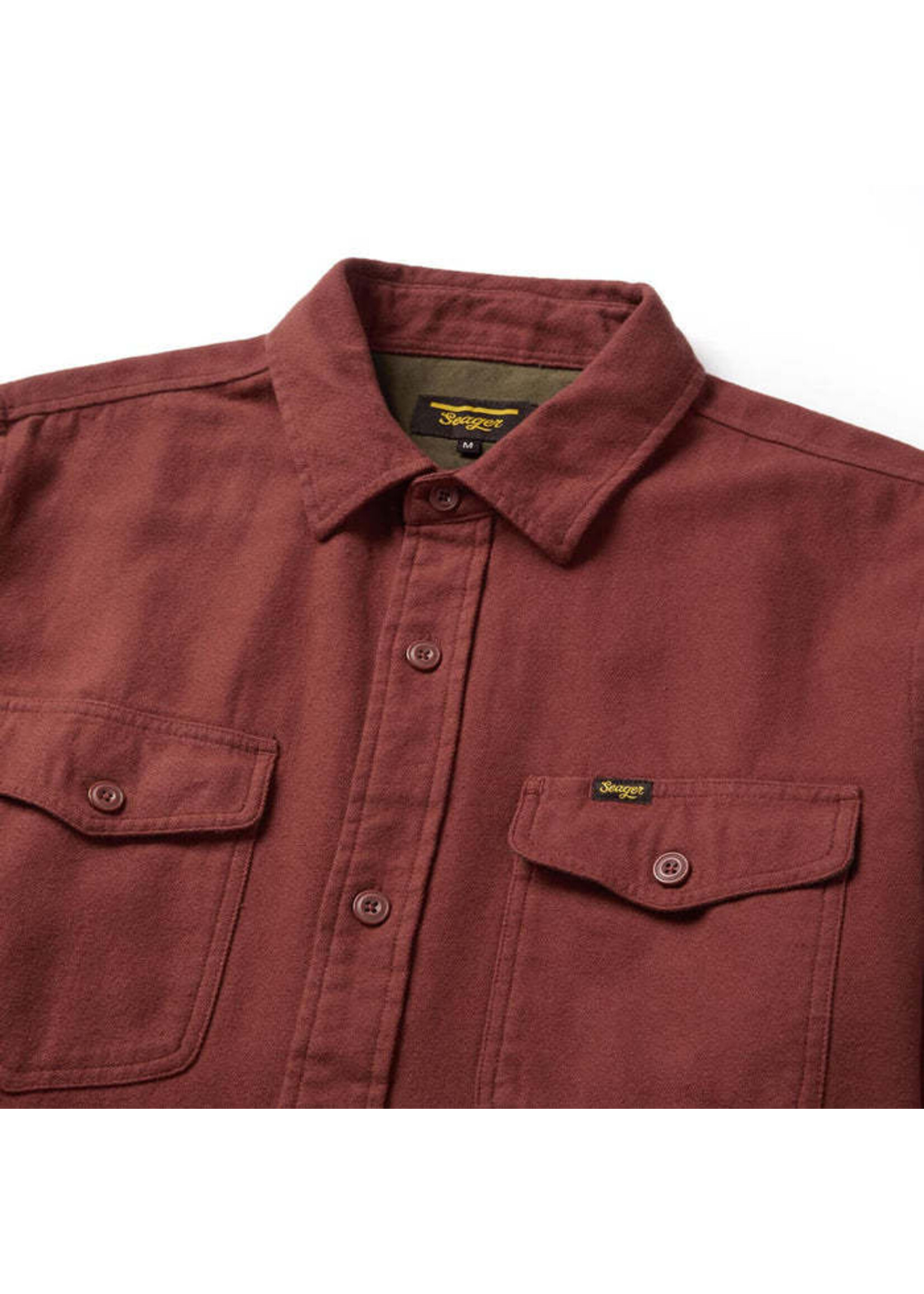 Seager Seager Calico Flannel Button Down
