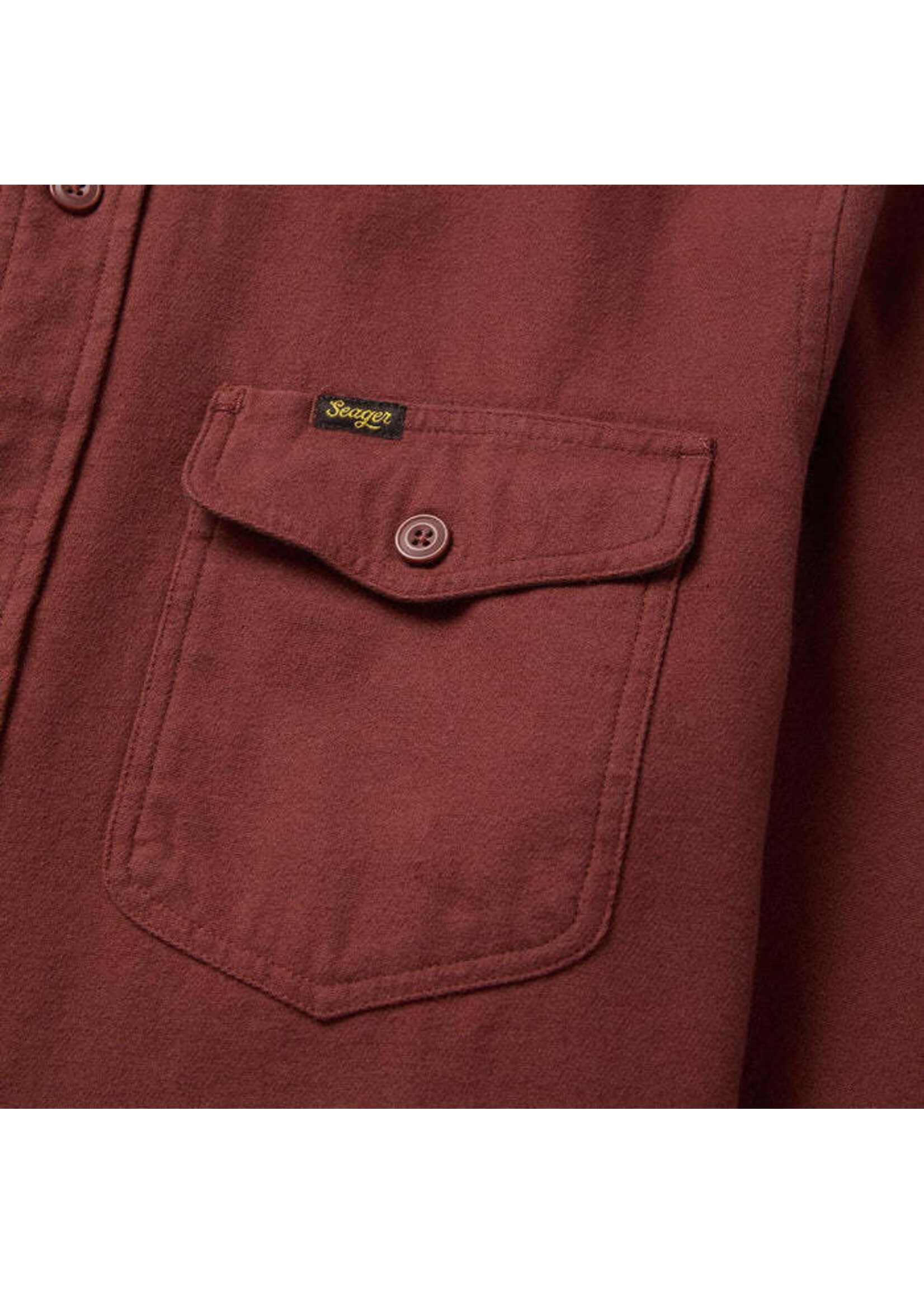 Seager Seager Calico Flannel Button Down