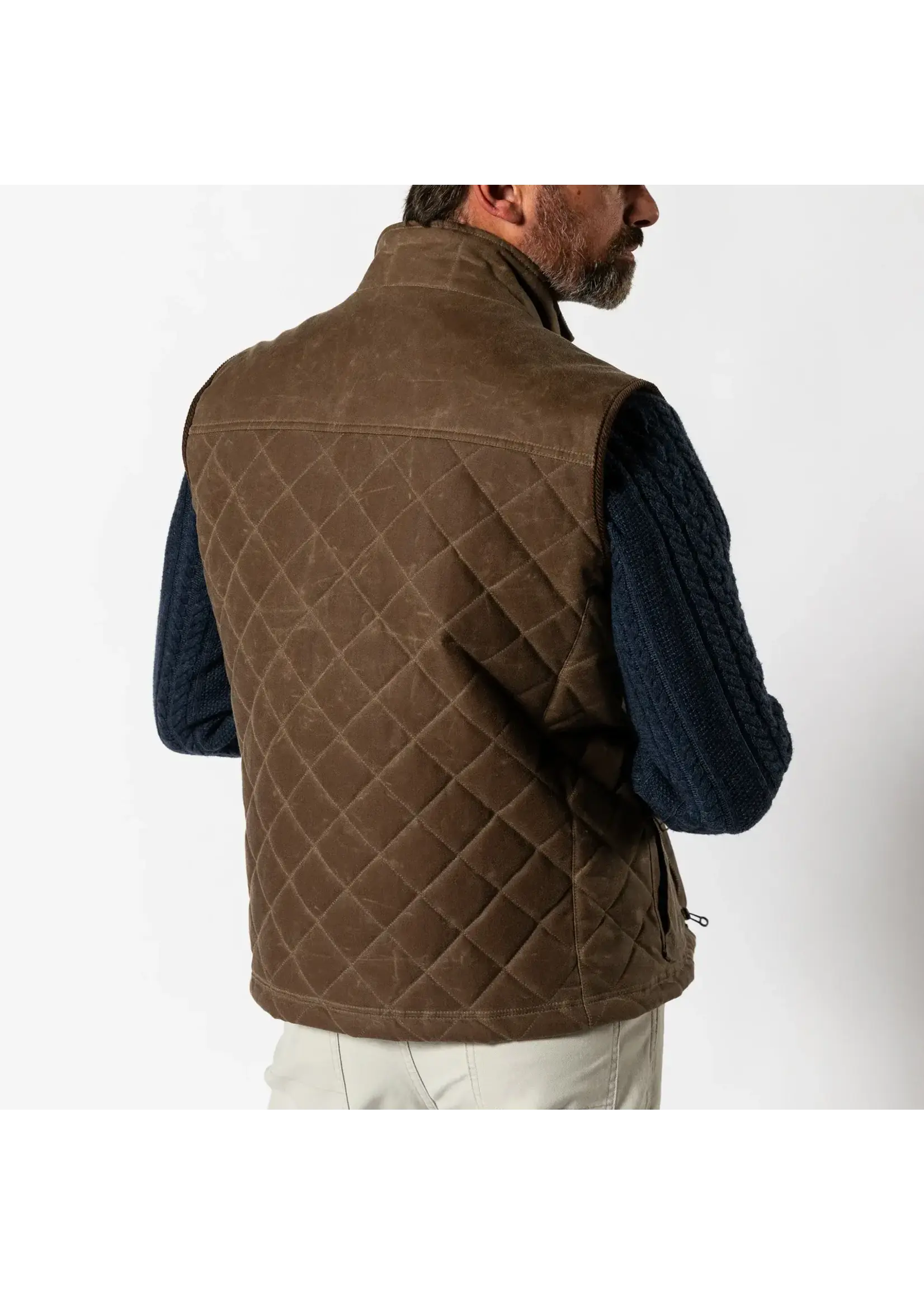 Duck Head Duck Head No. D51056 Waxed Duck Canvas Quilted Vest