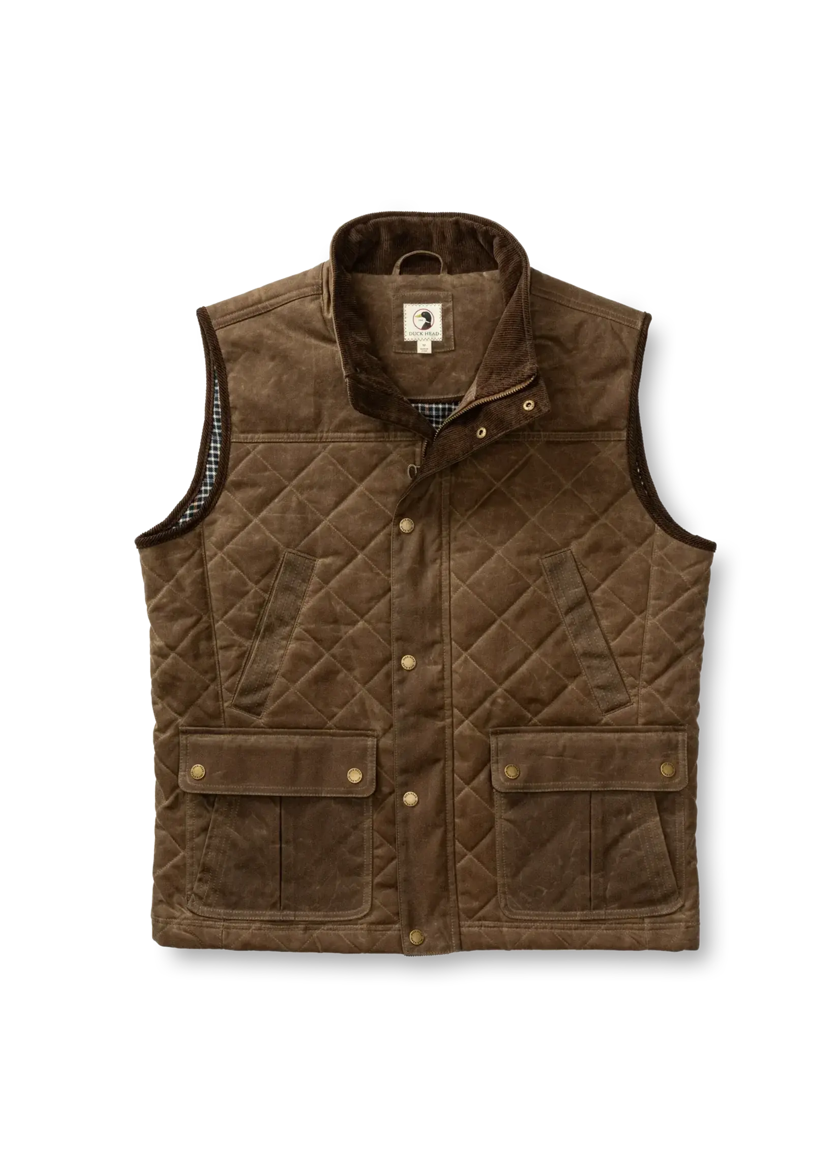 Duck Head Duck Head No. D51056 Waxed Duck Canvas Quilted Vest