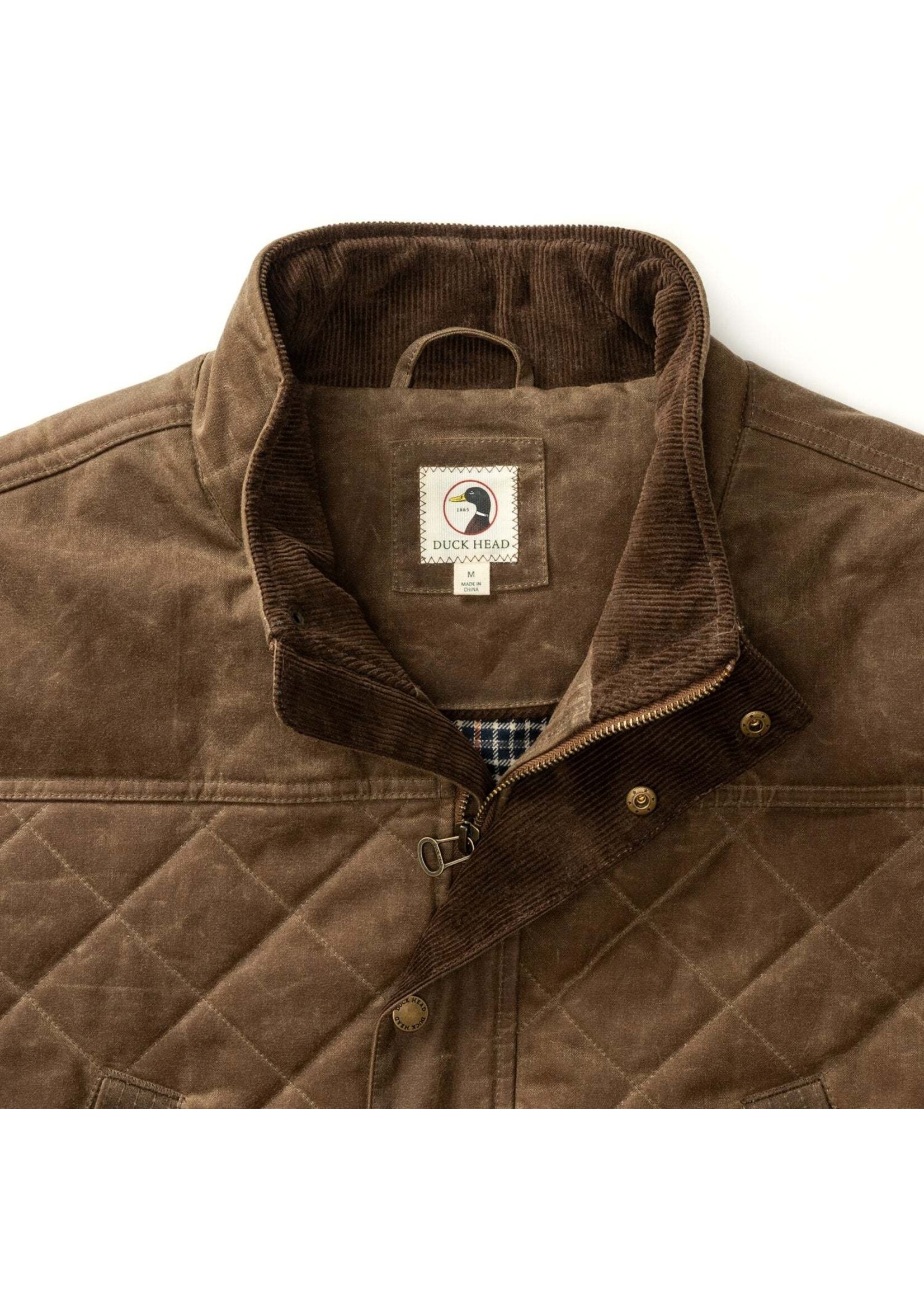 Duck Head Duck Head No. D51056 Waxed Duck Canvas Quilted Vest