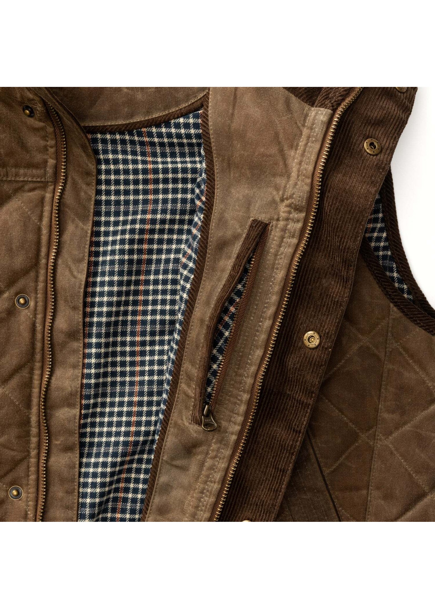 Duck Head Duck Head No. D51056 Waxed Duck Canvas Quilted Vest