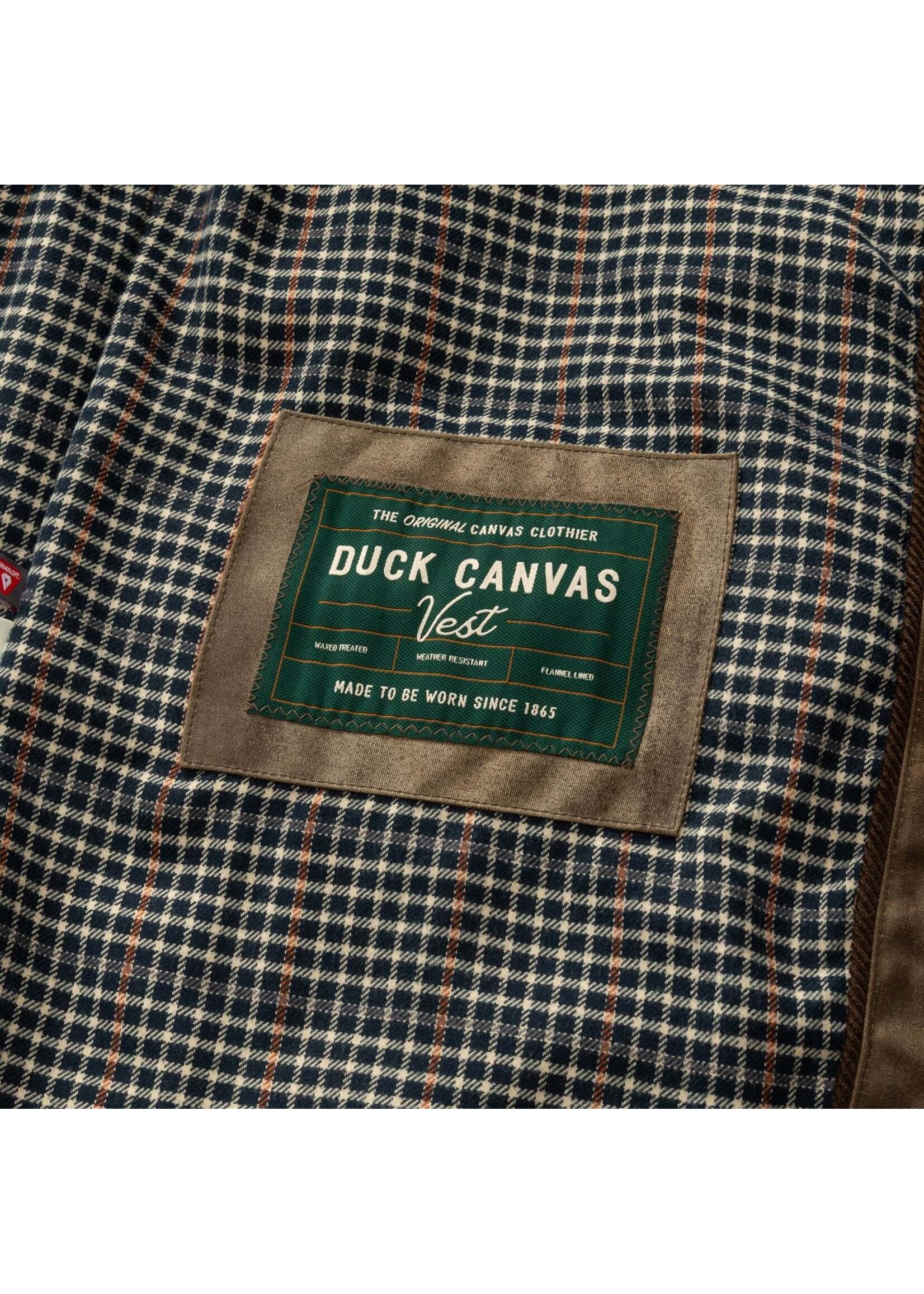 Duck Head Duck Head No. D51056 Waxed Duck Canvas Quilted Vest