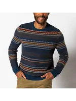 Duck Head Duck Head No. D31006 Birch Fair Isle Crewneck Sweater