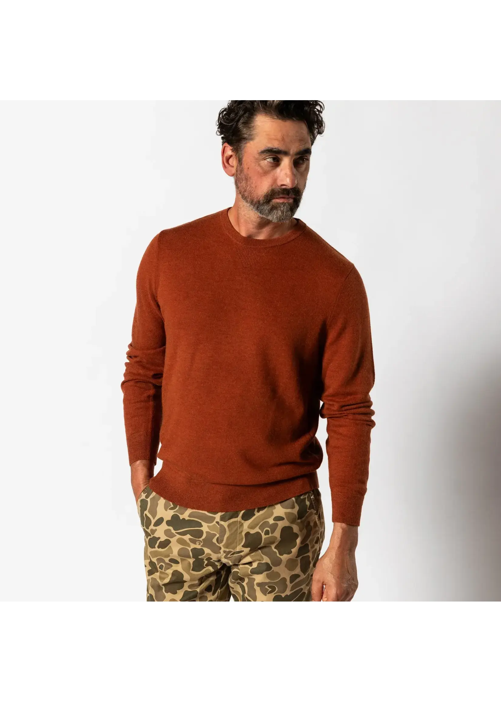 Duck Head Duck Head D31004 Henson Merino Crewneck Sweater