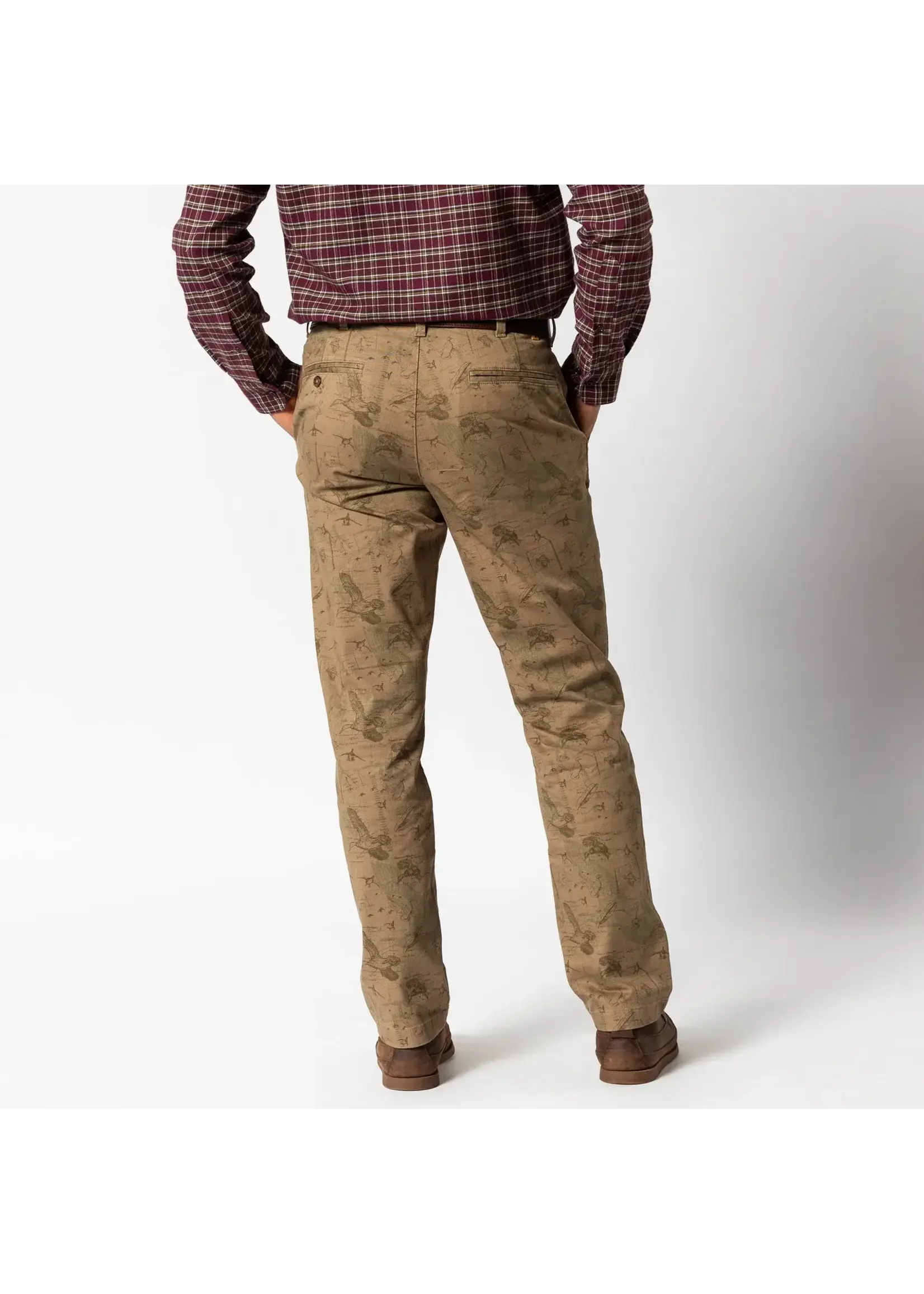 Duck Head Duck Head No. D91005-270 Chino Mallard Blue Print