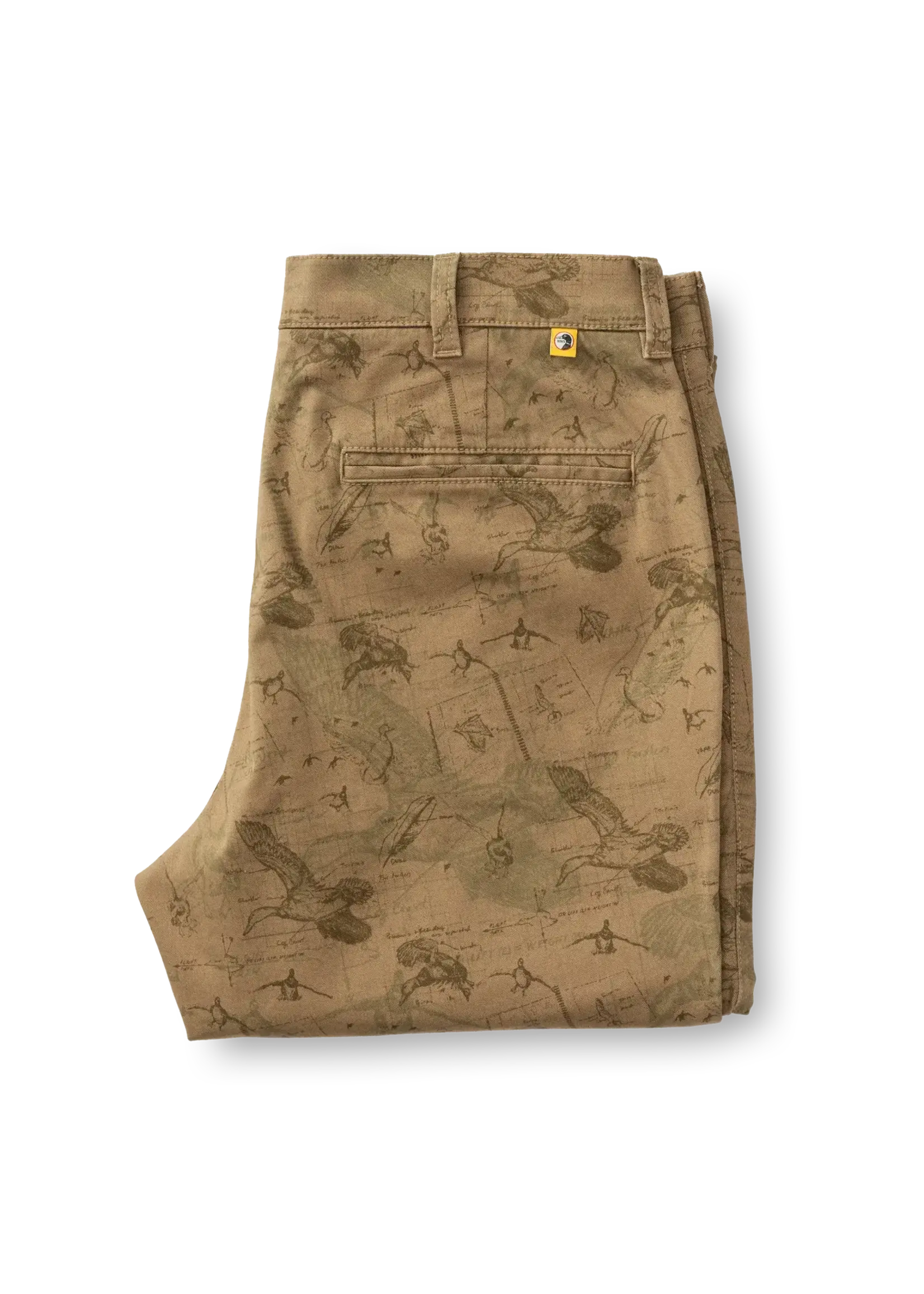 Duck Head Duck Head No. D91005-270 Chino Mallard Blue Print