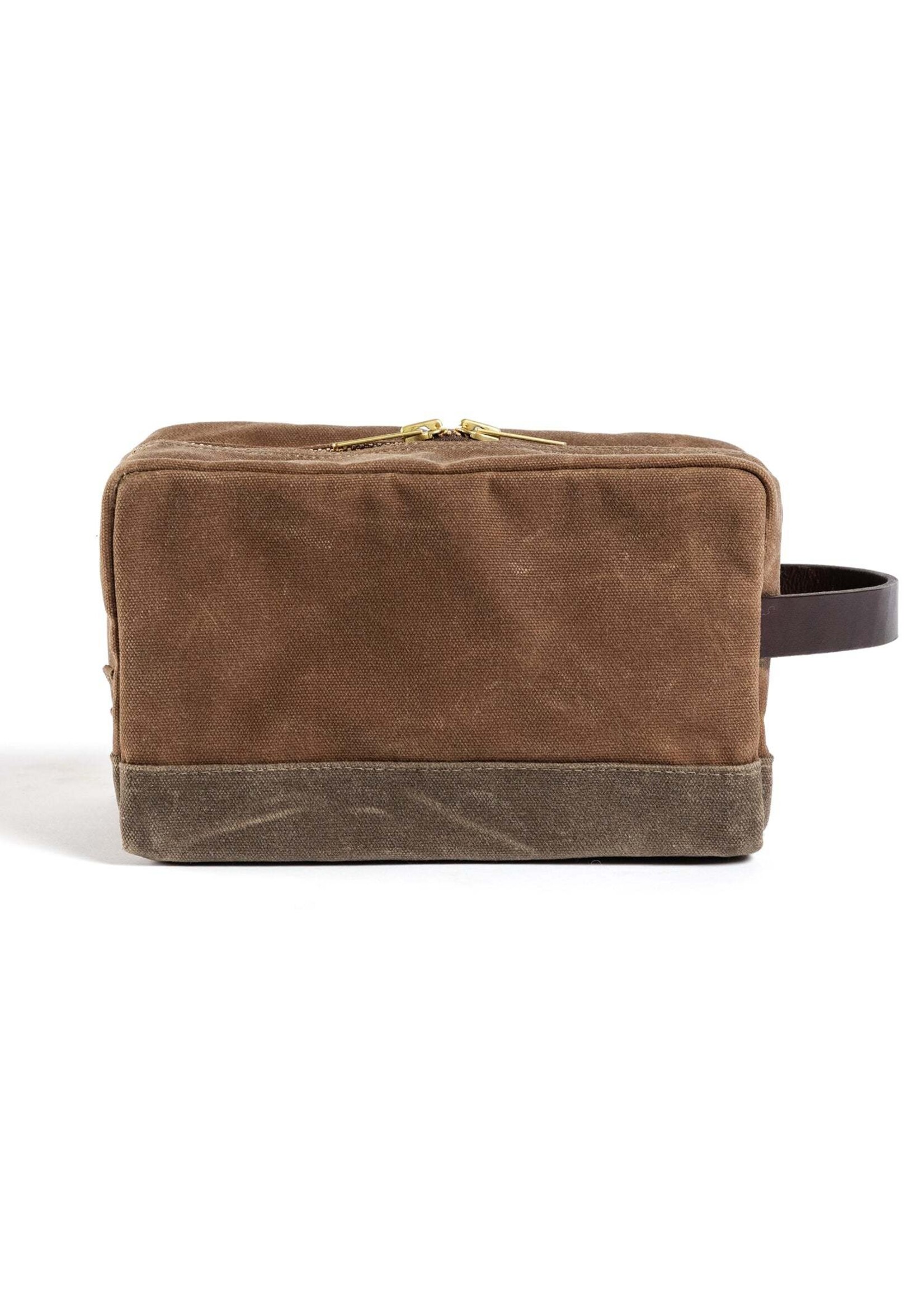 Duck Head Duck Head D81070 Waxed Canvas Dopp Kit