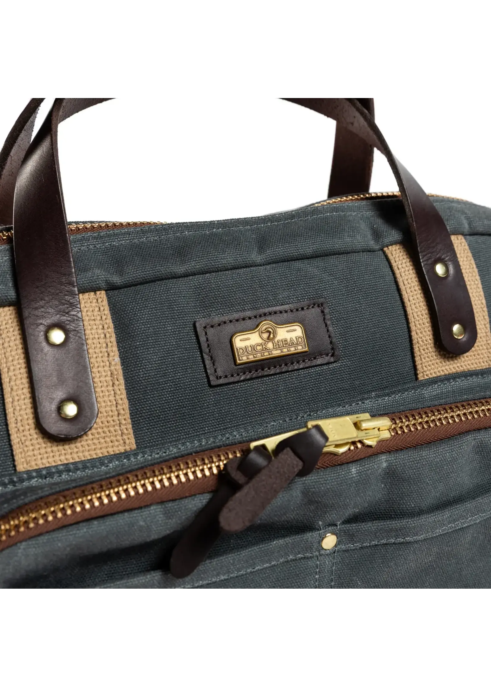 Duck Head Duck Head No. D81066 Waxed Canvas Laptop Bag