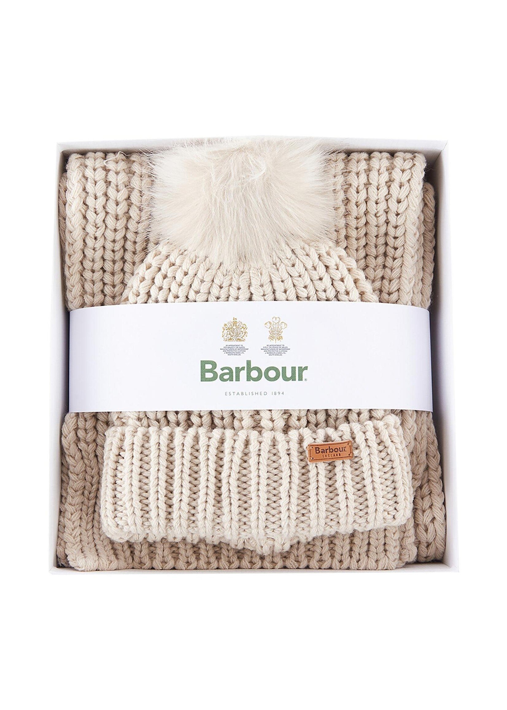 Barbour Barbour Saltburn Beanie & Scarf Gift Set