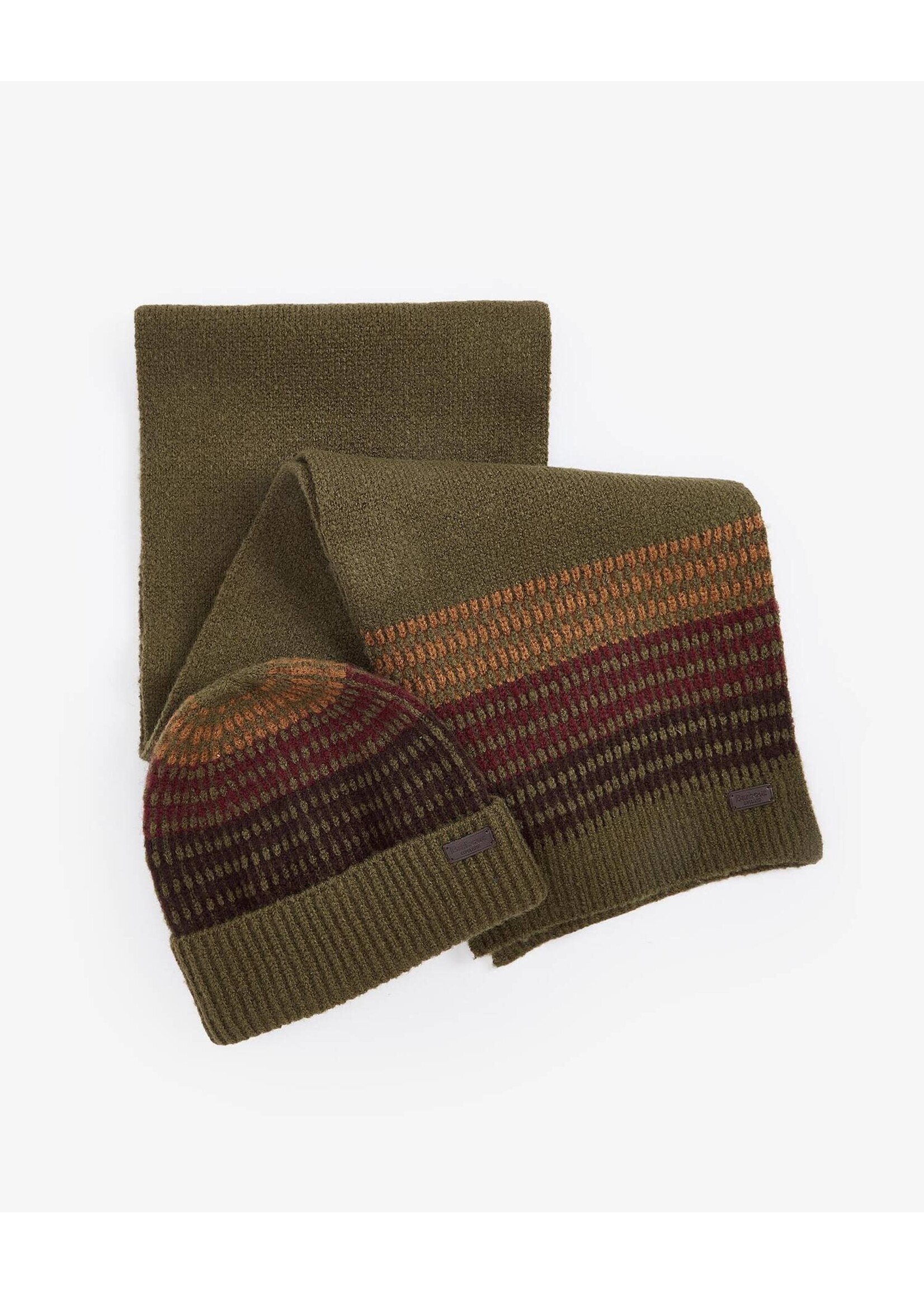 Barbour Barbour Branton Beanie & Scarf Gift Set