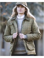 Walker & Hawkes Walker and Hawkes  Ladies Beige Derby Tweed Hazelwood Shooting Jacket