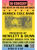 Hewlett & Dunn Music Night In The Boot Room Tickets
