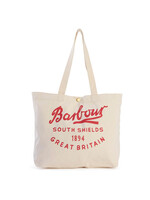 Barbour Barbour Script Canvas Tote Bag