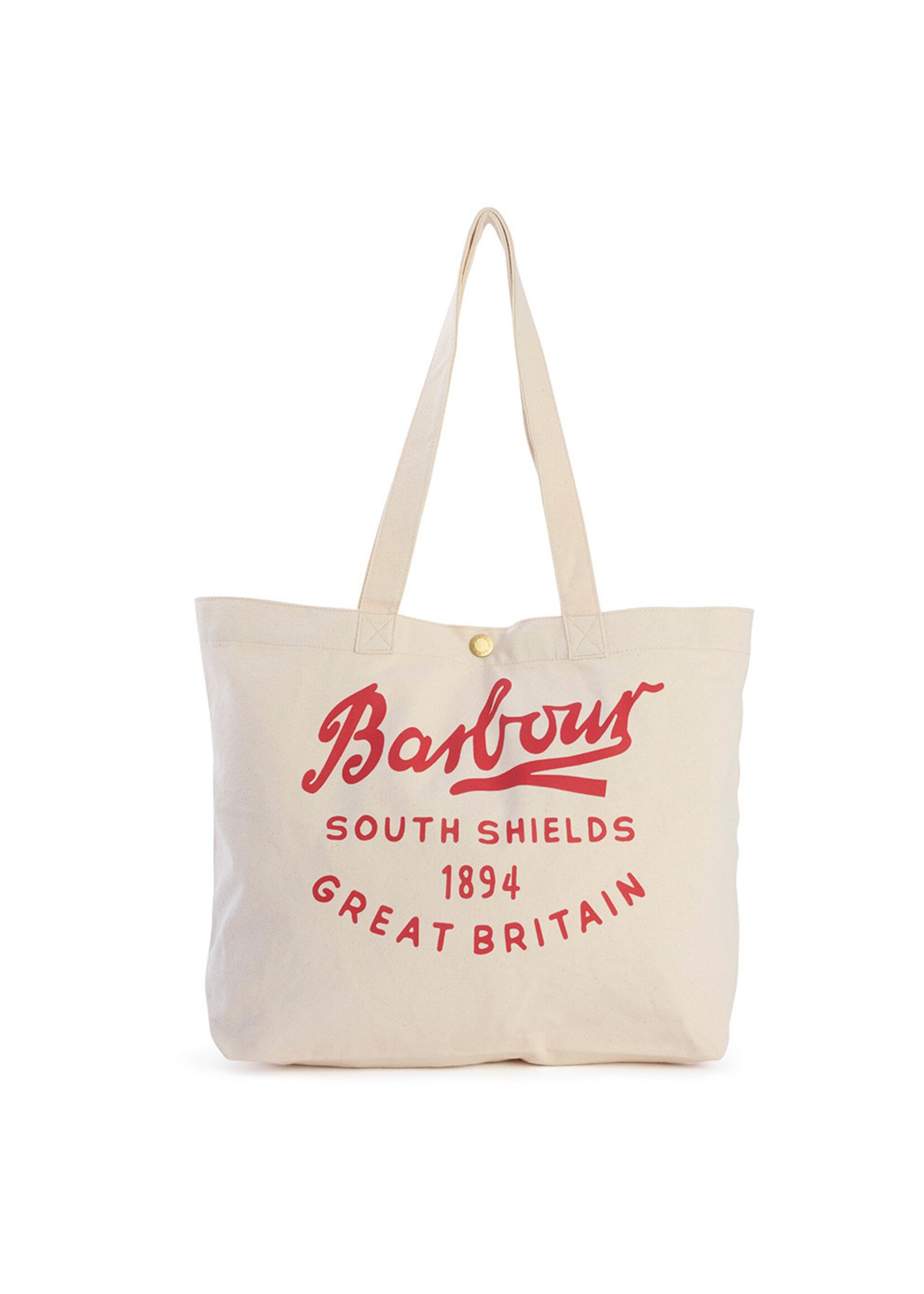 Barbour Barbour Script Canvas Tote Bag
