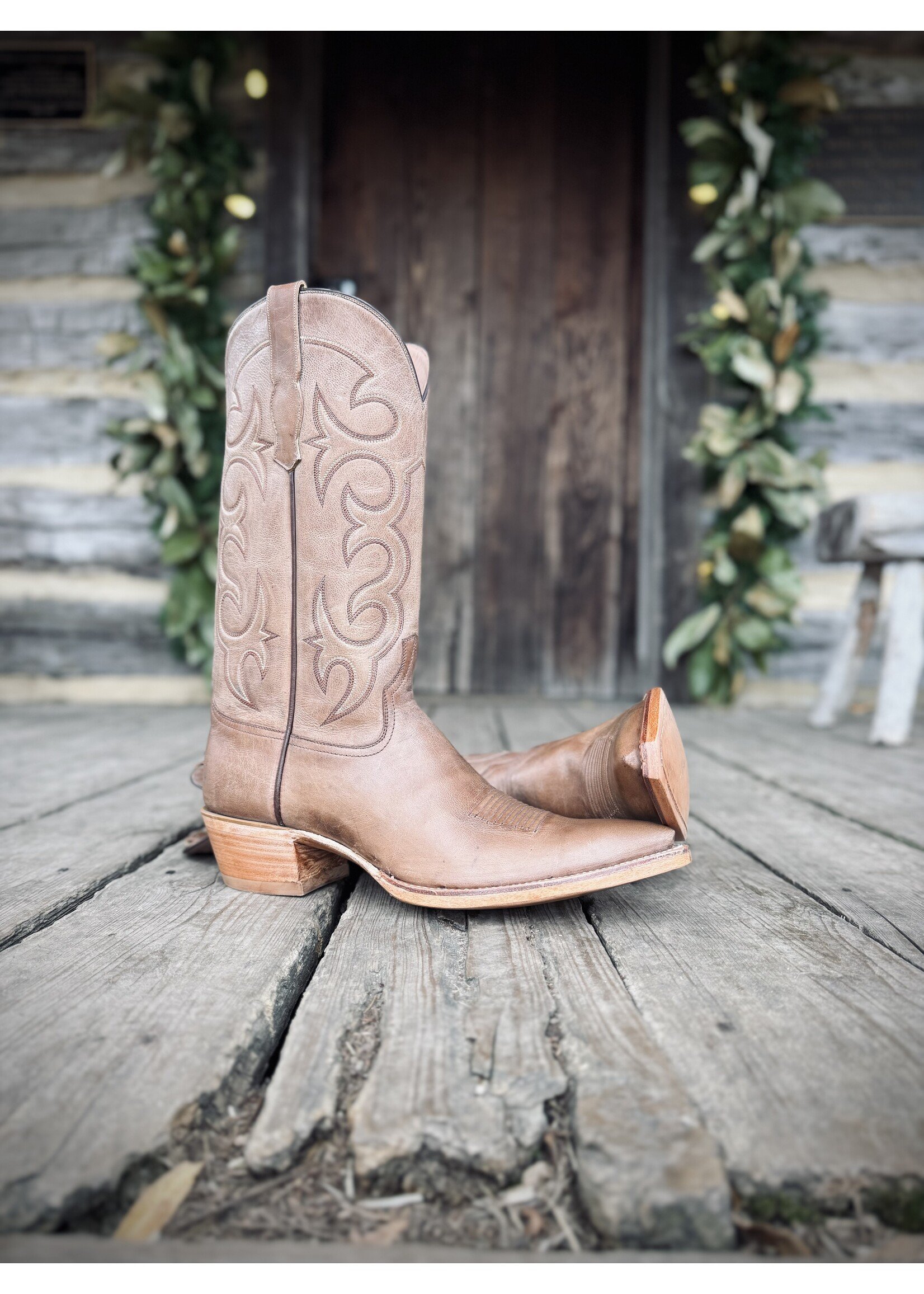 Hewlett & Dunn Handmade Goat Snip Toe 11B