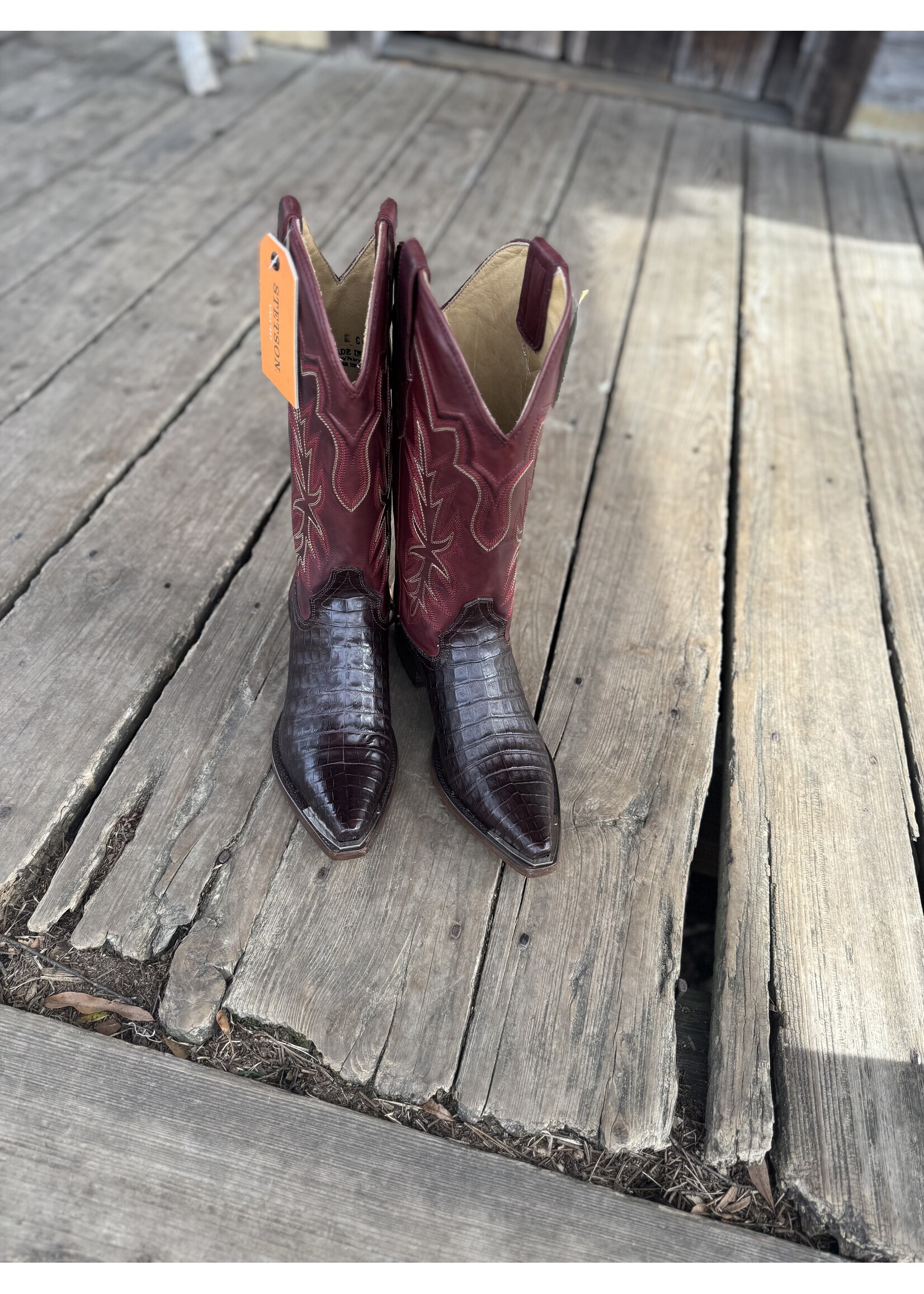 Stetson Stetson No. 12-021-9980-0021 Women's Elizabeth Caiman Boots