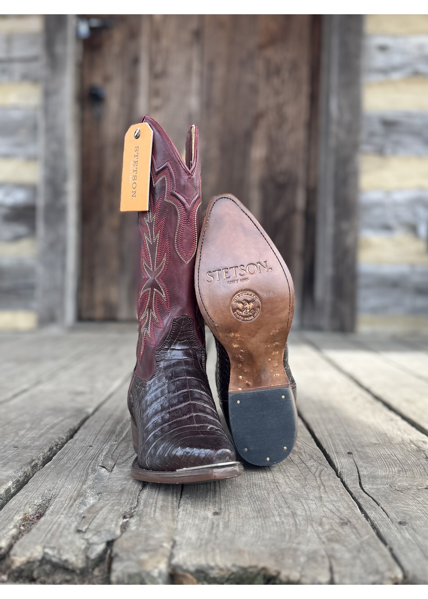 Stetson Stetson No. 12-021-9980-0021 Women's Elizabeth Caiman Boots