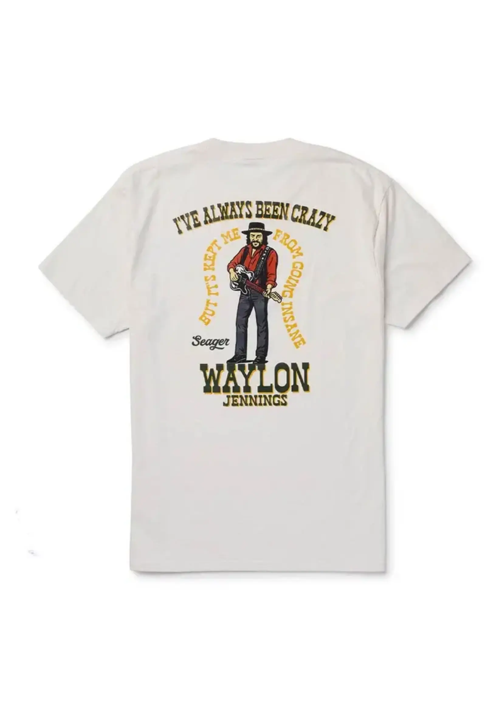 Seager Seager x Waylon Jennings Always Been Crazy Tee