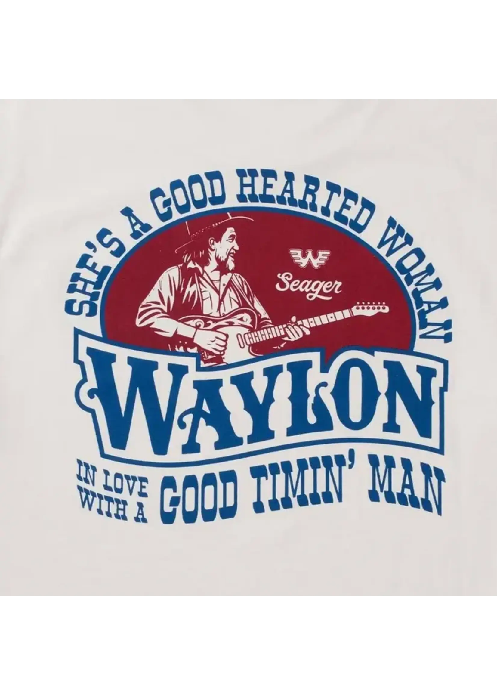 Seager Seager x Waylon Jennings Good Hearted Woman Tee