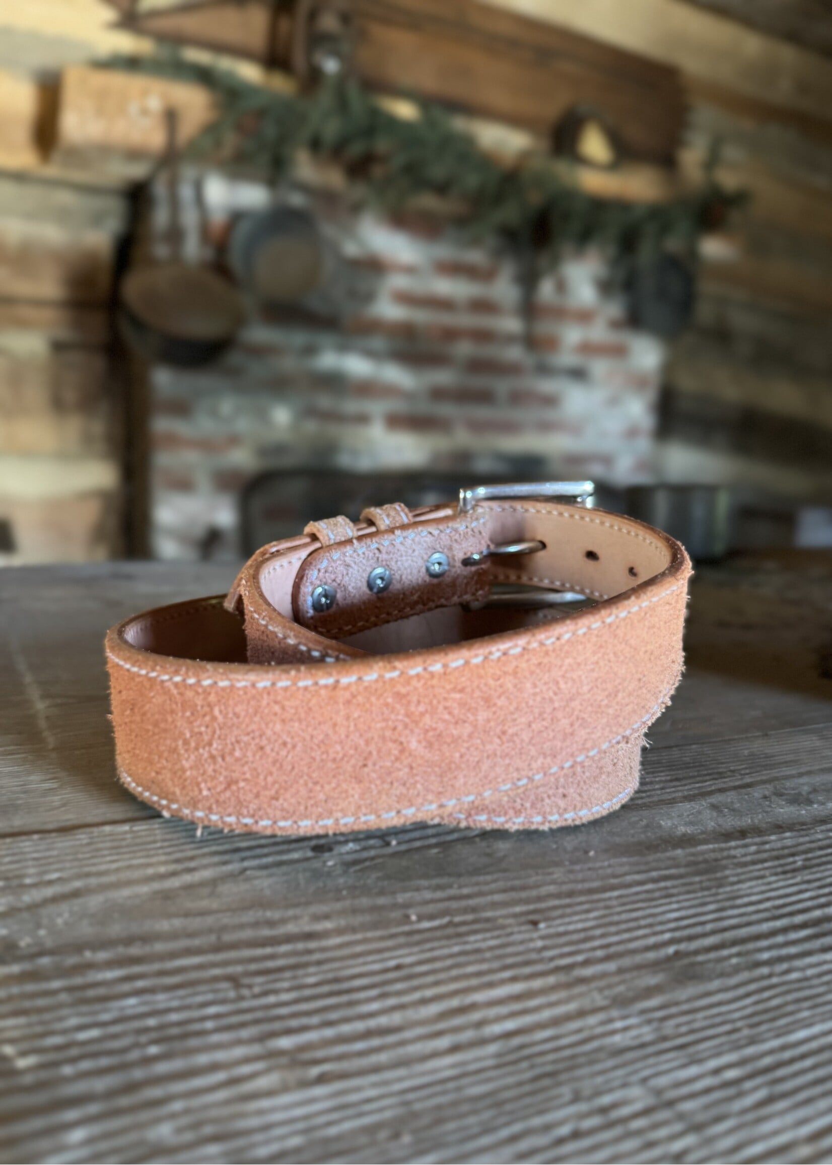 A&M Leather Hewlett & Dunn X A&M Leather 1 3/4 Tapered Roughout Belts