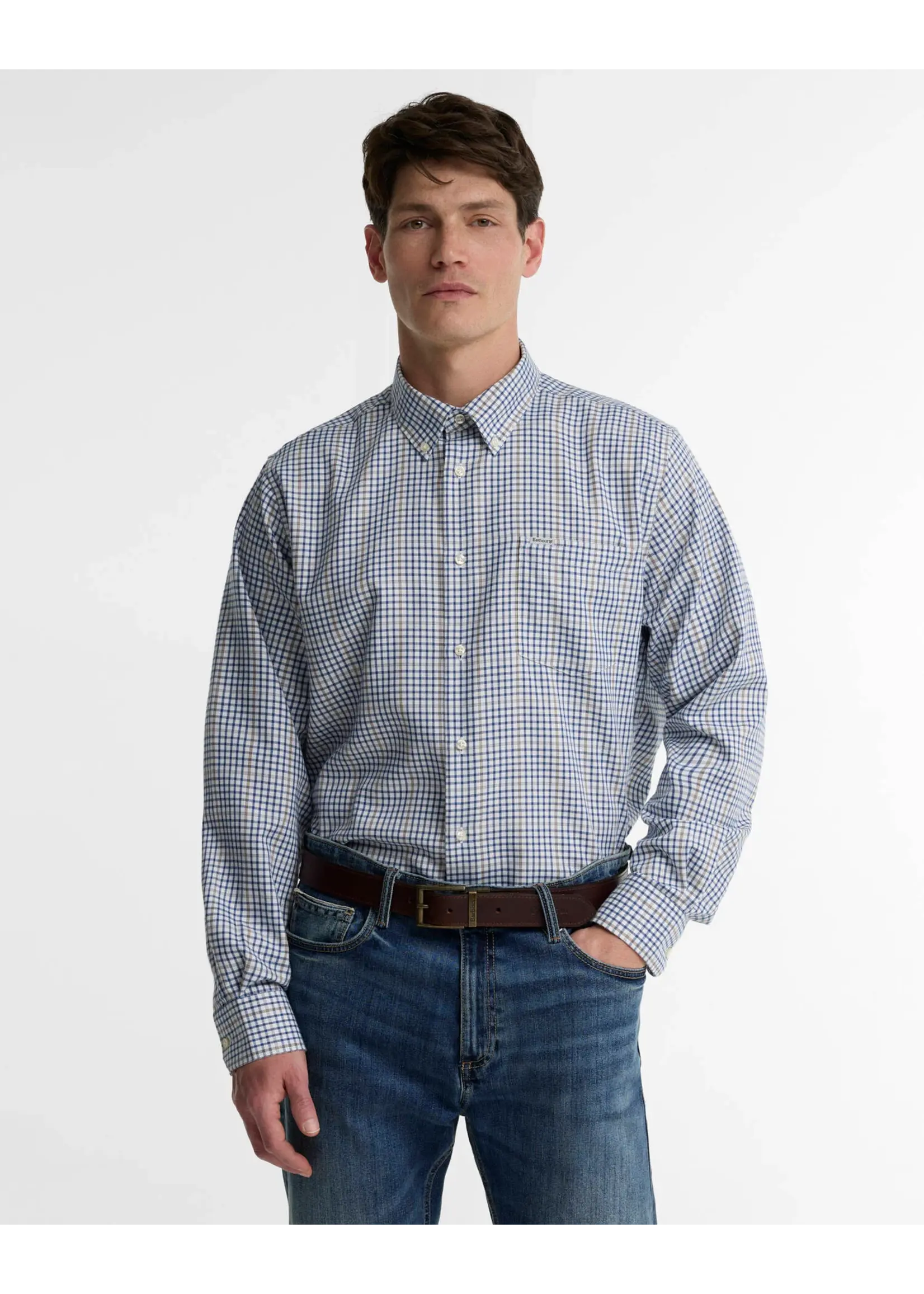 Barbour BARBOUR HENDERSON REGULAR THERMO WEAVE CHECKED SHIRT