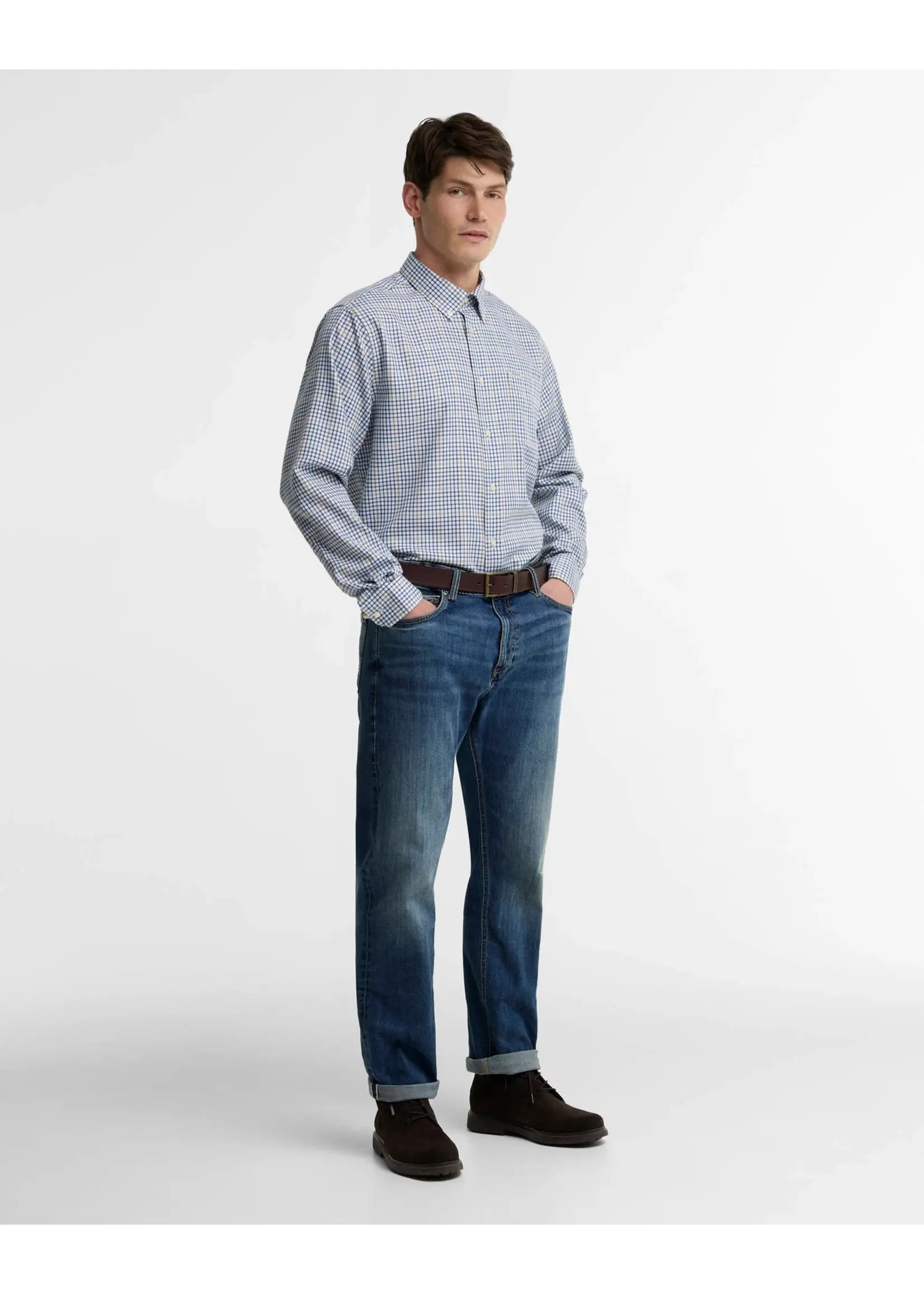 Barbour BARBOUR HENDERSON REGULAR THERMO WEAVE CHECKED SHIRT