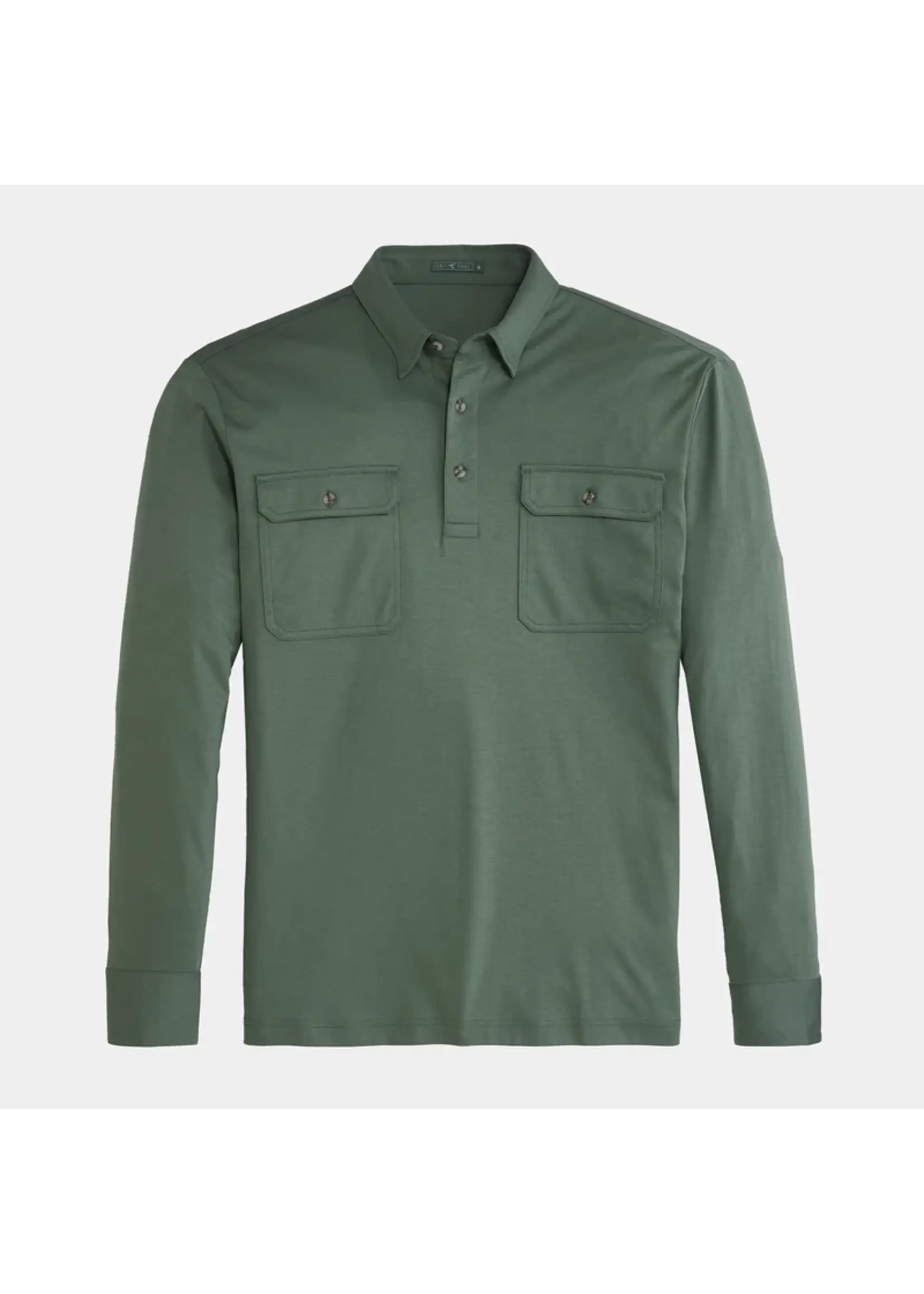 GenTeal Genteal Long Sleeve Cotton Utility Polo