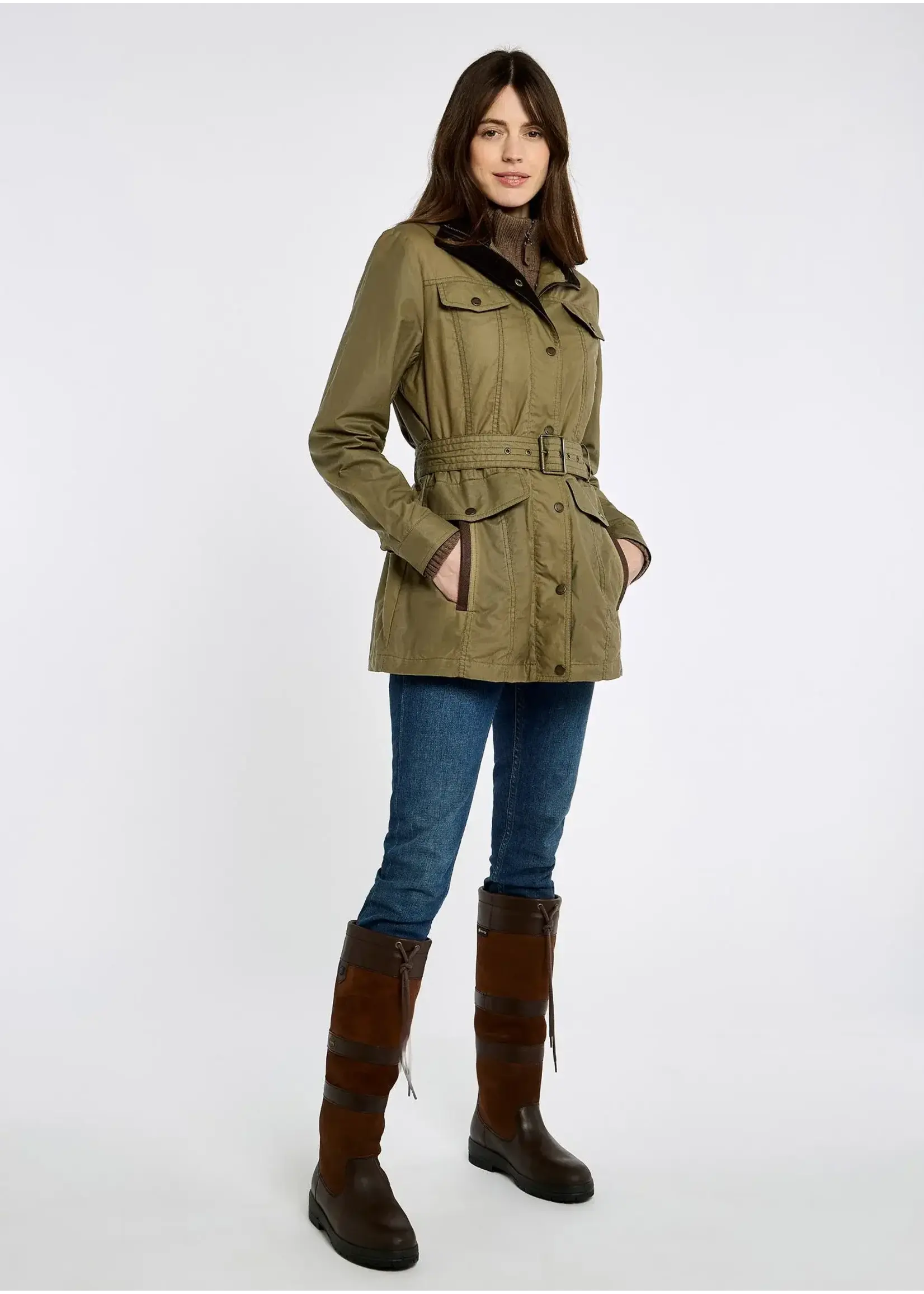 Dubarry Dubarry Gandon Women's Belted Waxed Cotton Coat