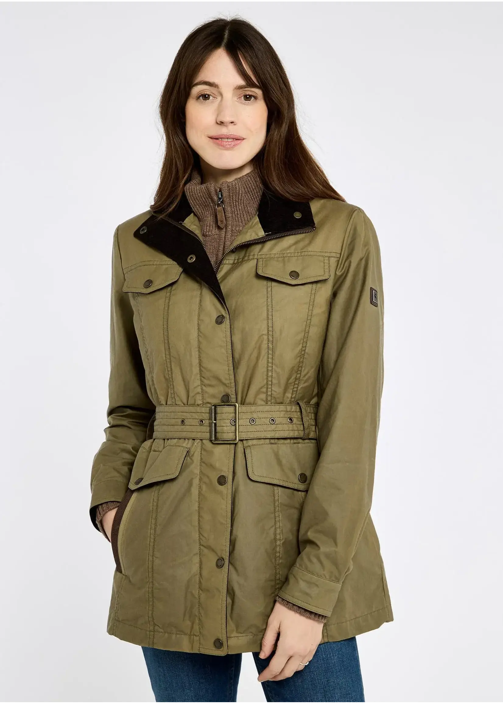 Dubarry Dubarry Gandon Women's Belted Waxed Cotton Coat
