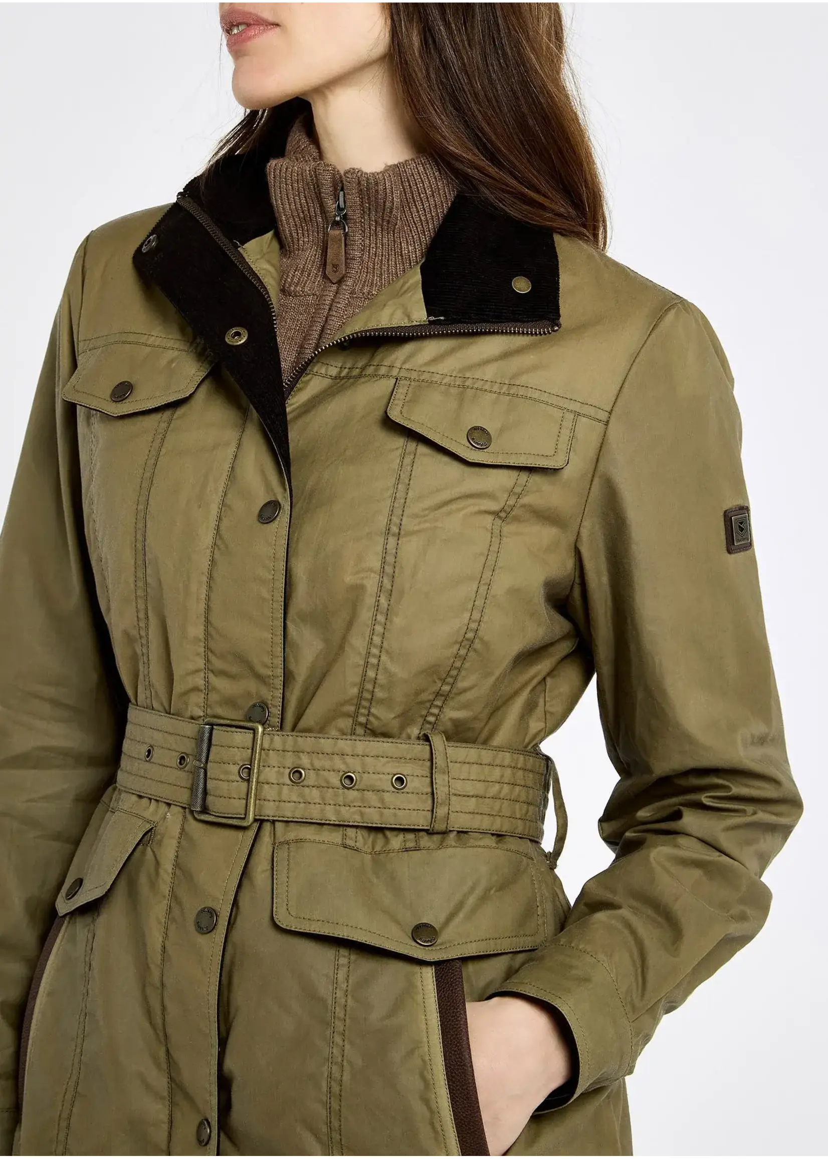 Dubarry Dubarry Gandon Women's Belted Waxed Cotton Coat