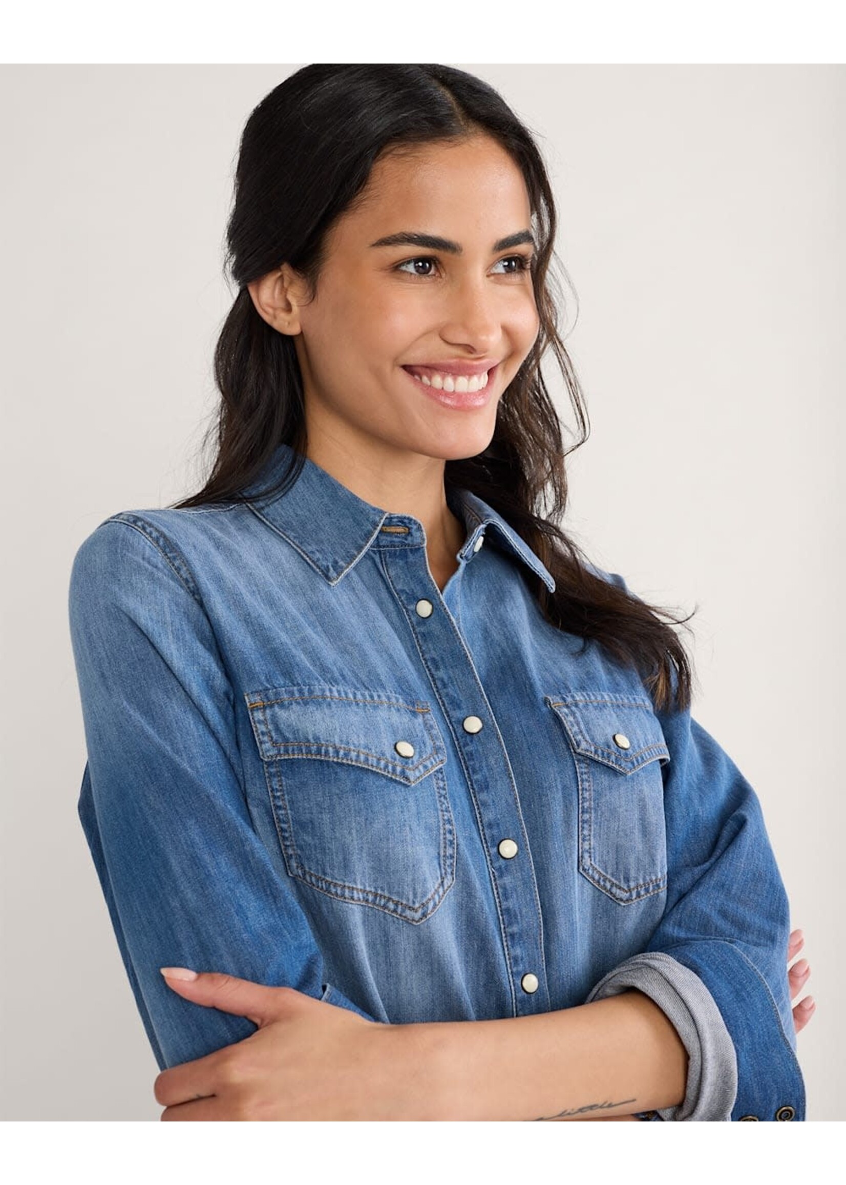 Pendleton Pendleton Womens Chambray Gambler Shirt