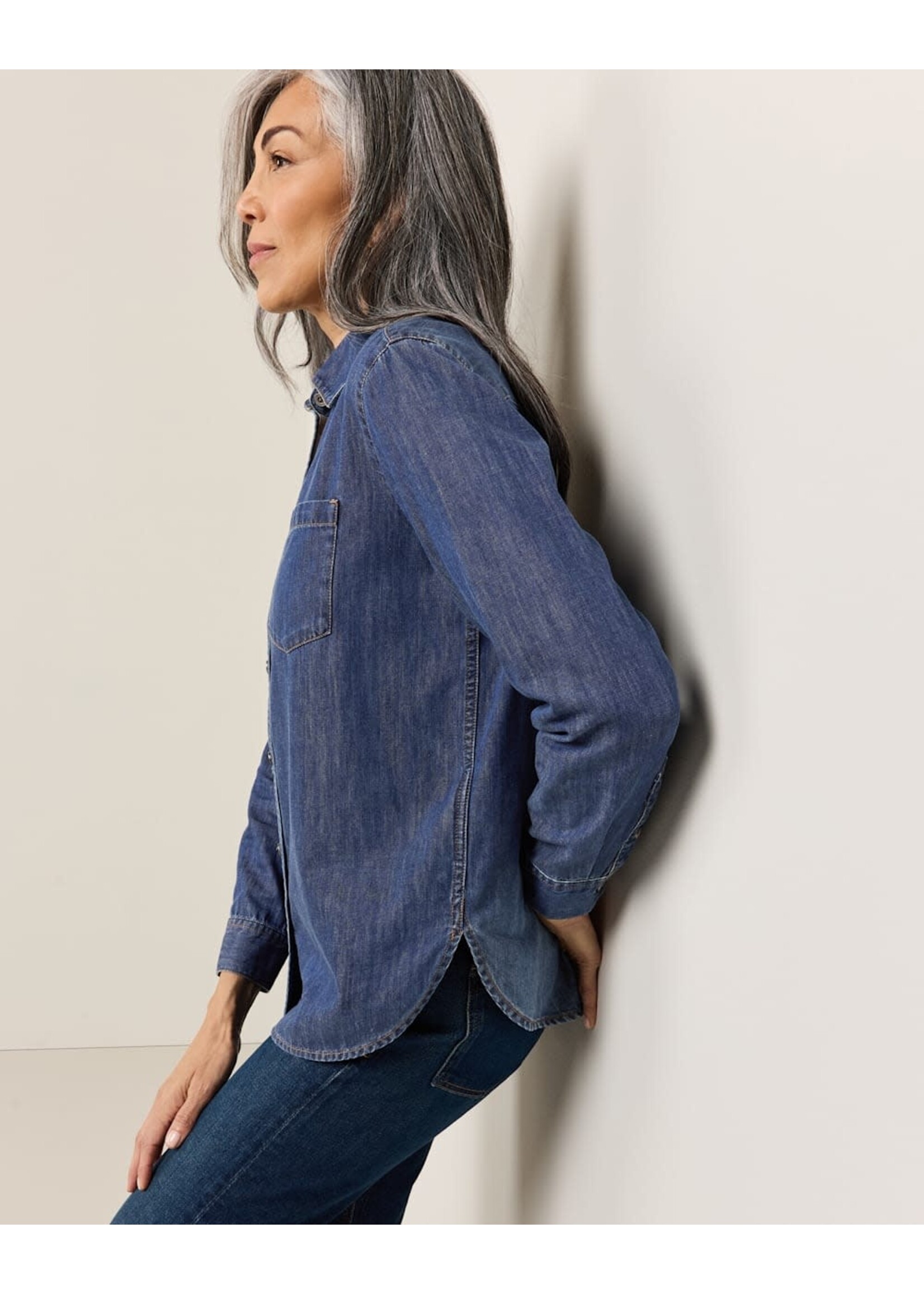 Pendleton Pendleton Women's Chambray Perfect One Pocket Shirt