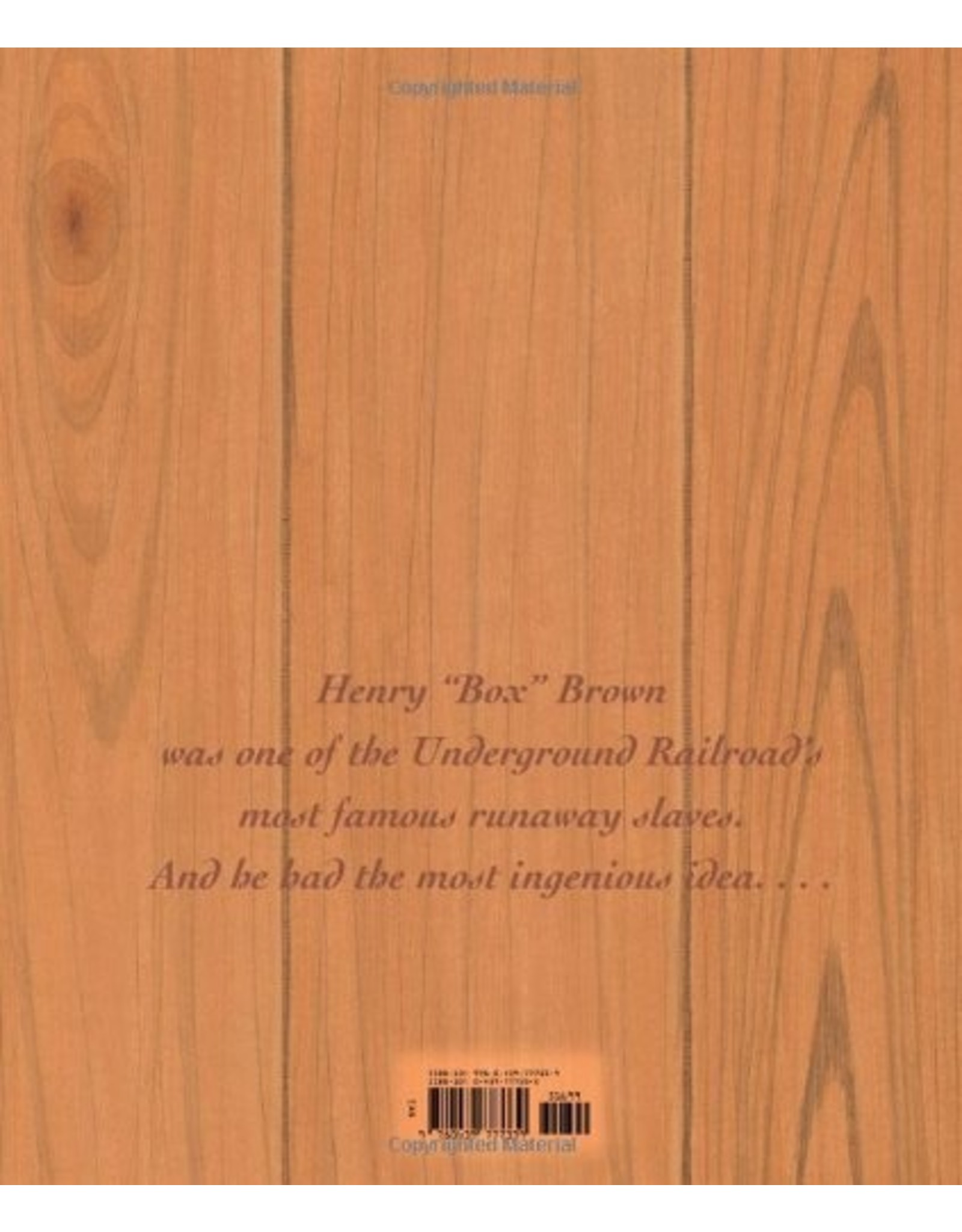 Kids: Picture Books Henry's Freedom Box: A True Story from the Underground Railroad