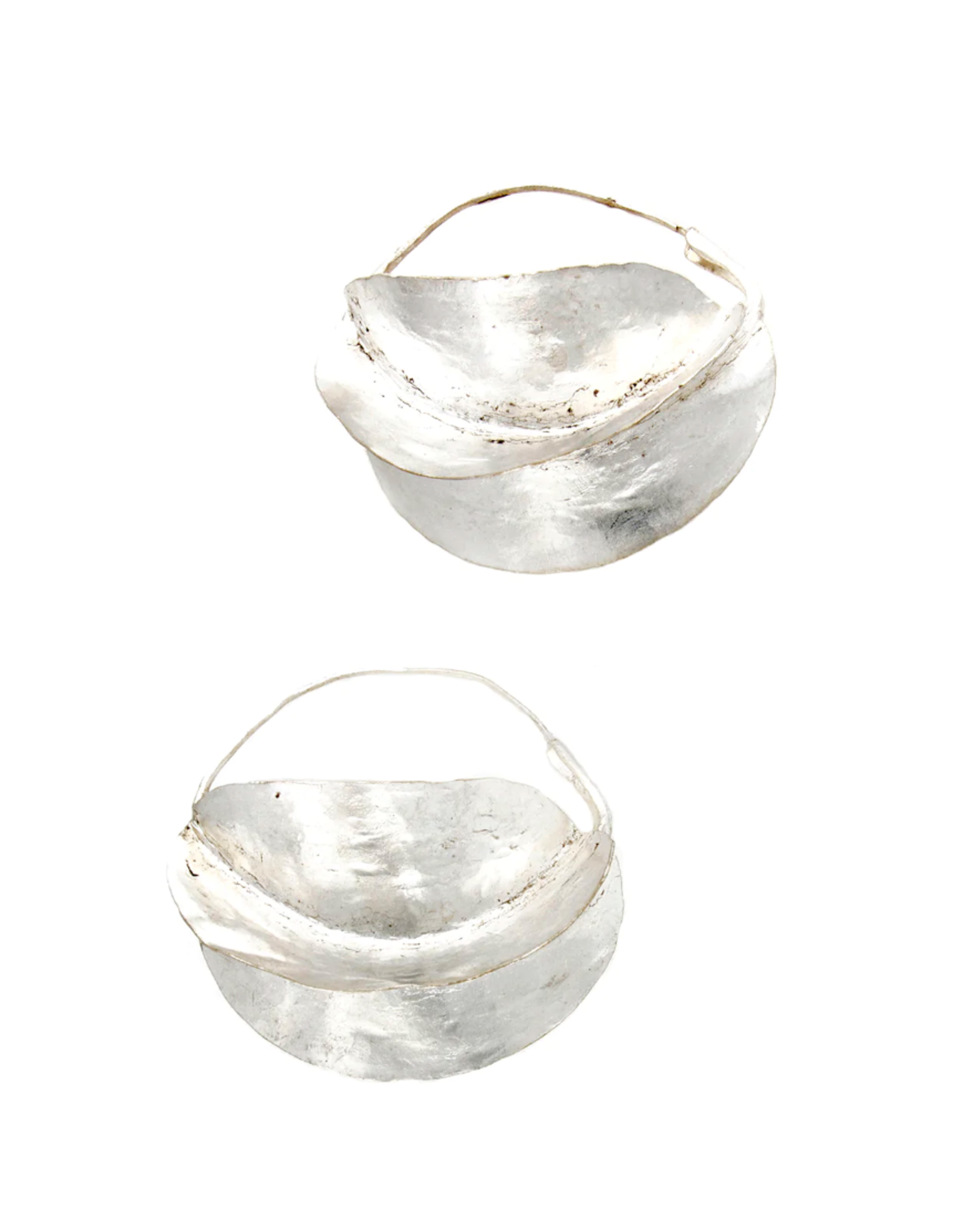 Fulani Earrings in Sterling Silver