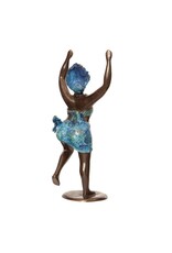 Burkina Bronze Jubilation Sculpture