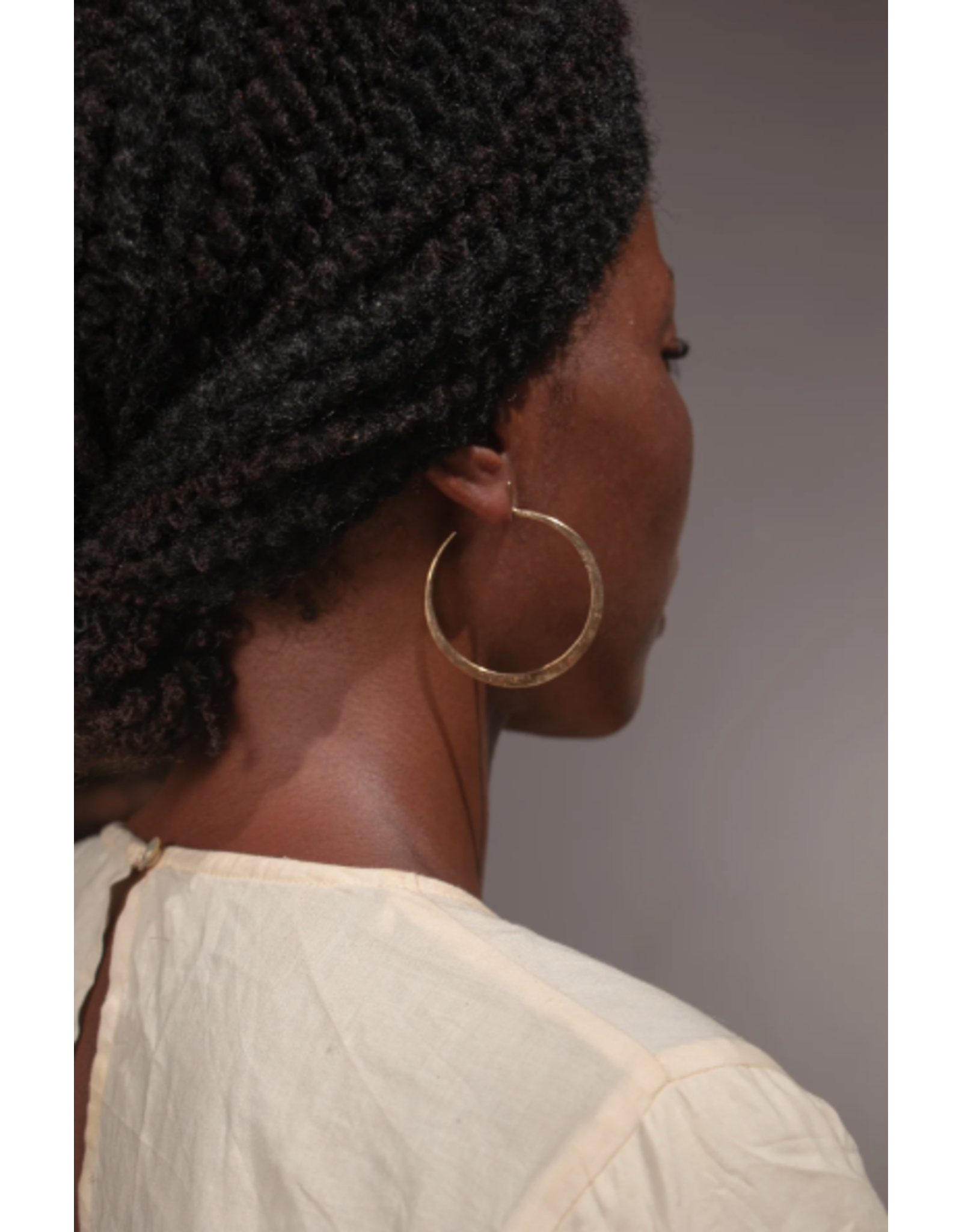 YEWO 14k Gold Fill Lenga Hoops