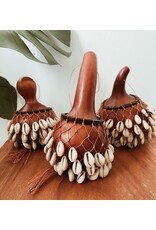 Cowrie Shell Gourd Rattle