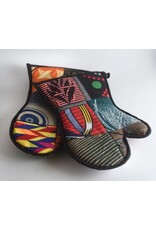 Set of Kitenge Patchwork Oven Mitts